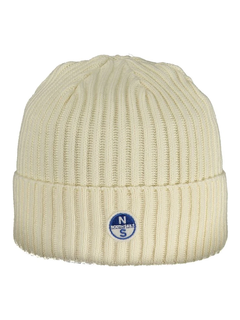White Cotton Men Cap