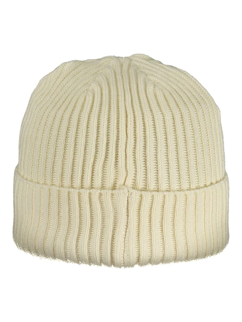 White Cotton Men Cap