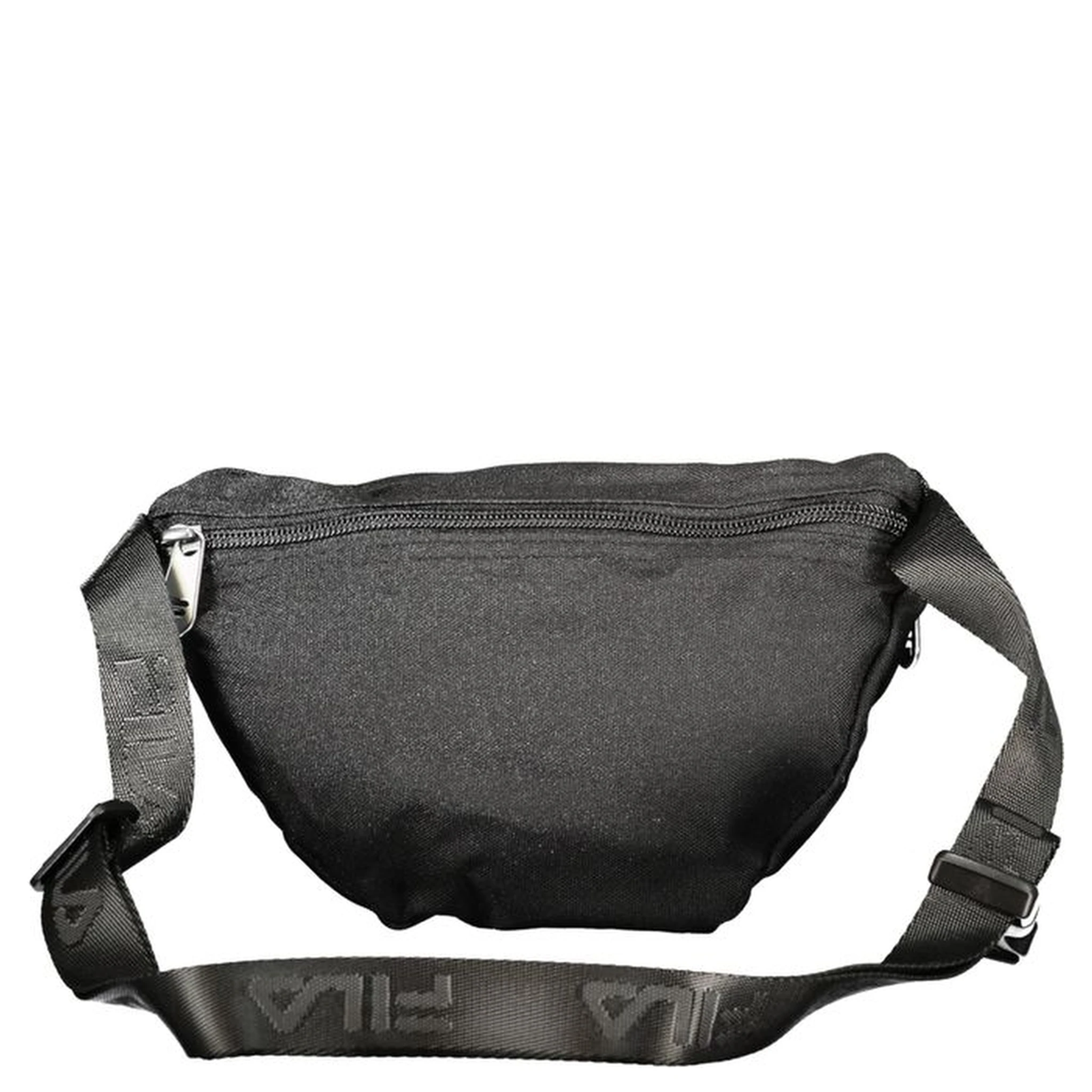 Black Polyester Men Belt Bag