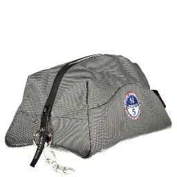 Grigio Polyester Men Beauty Case