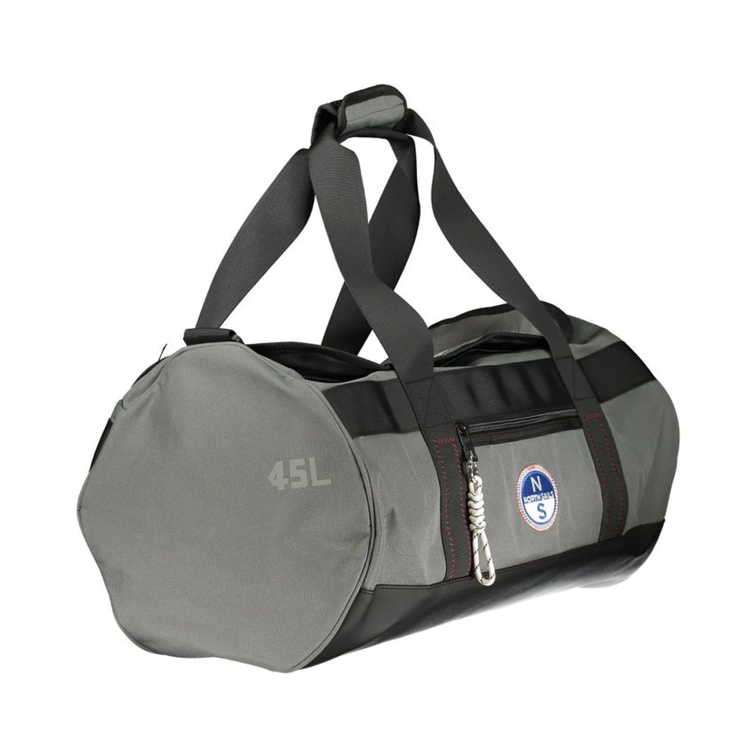 Grigio Polyester Men's Duffle Bag