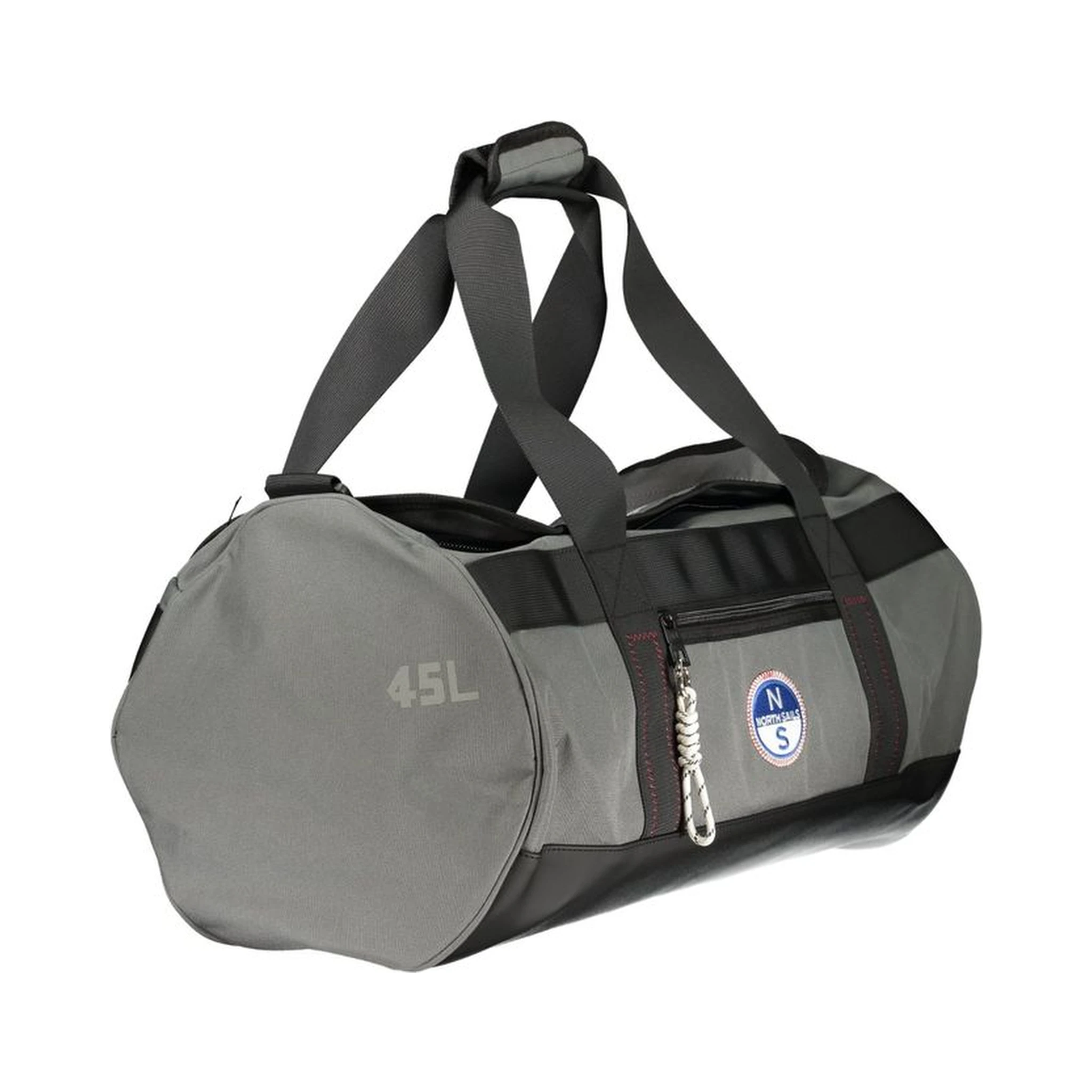 Grigio Polyester Men's Duffle Bag