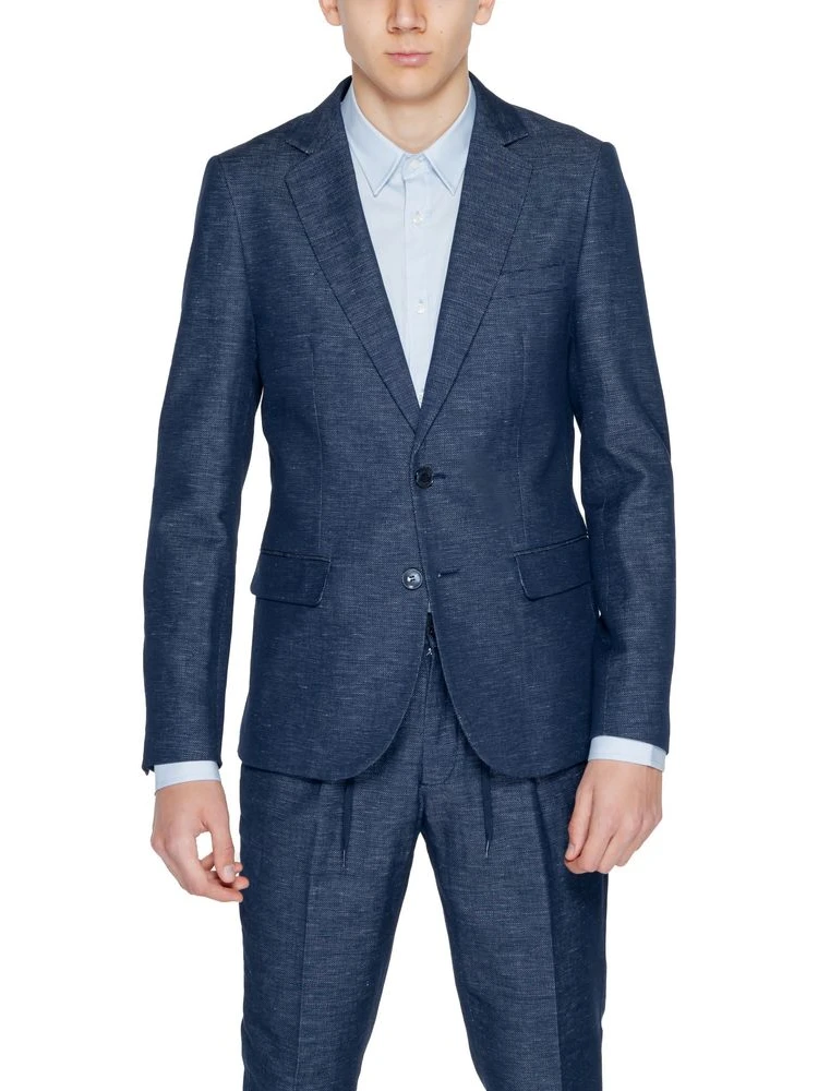 Blue Cotton Blazer