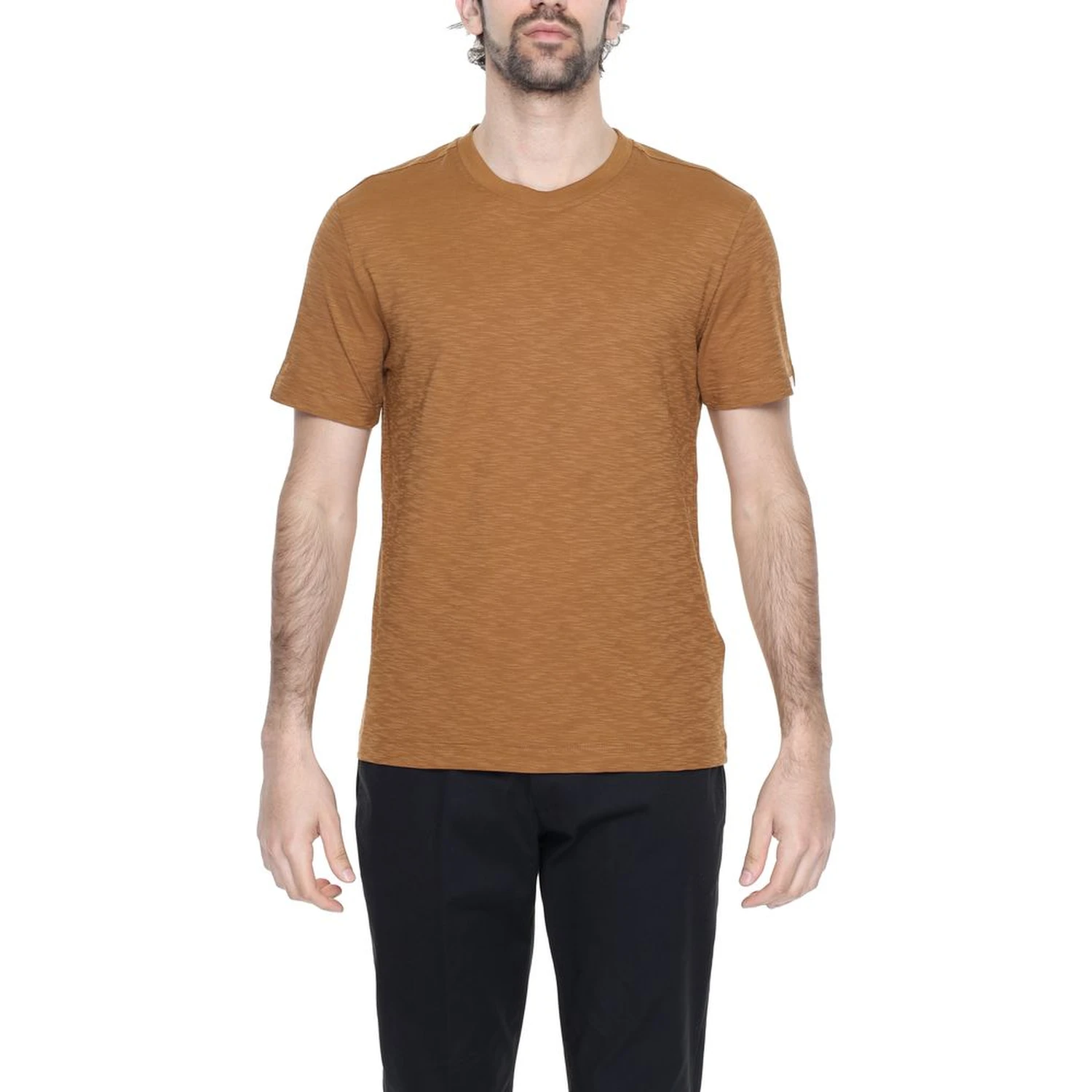 Brown Cotton T-Shirt