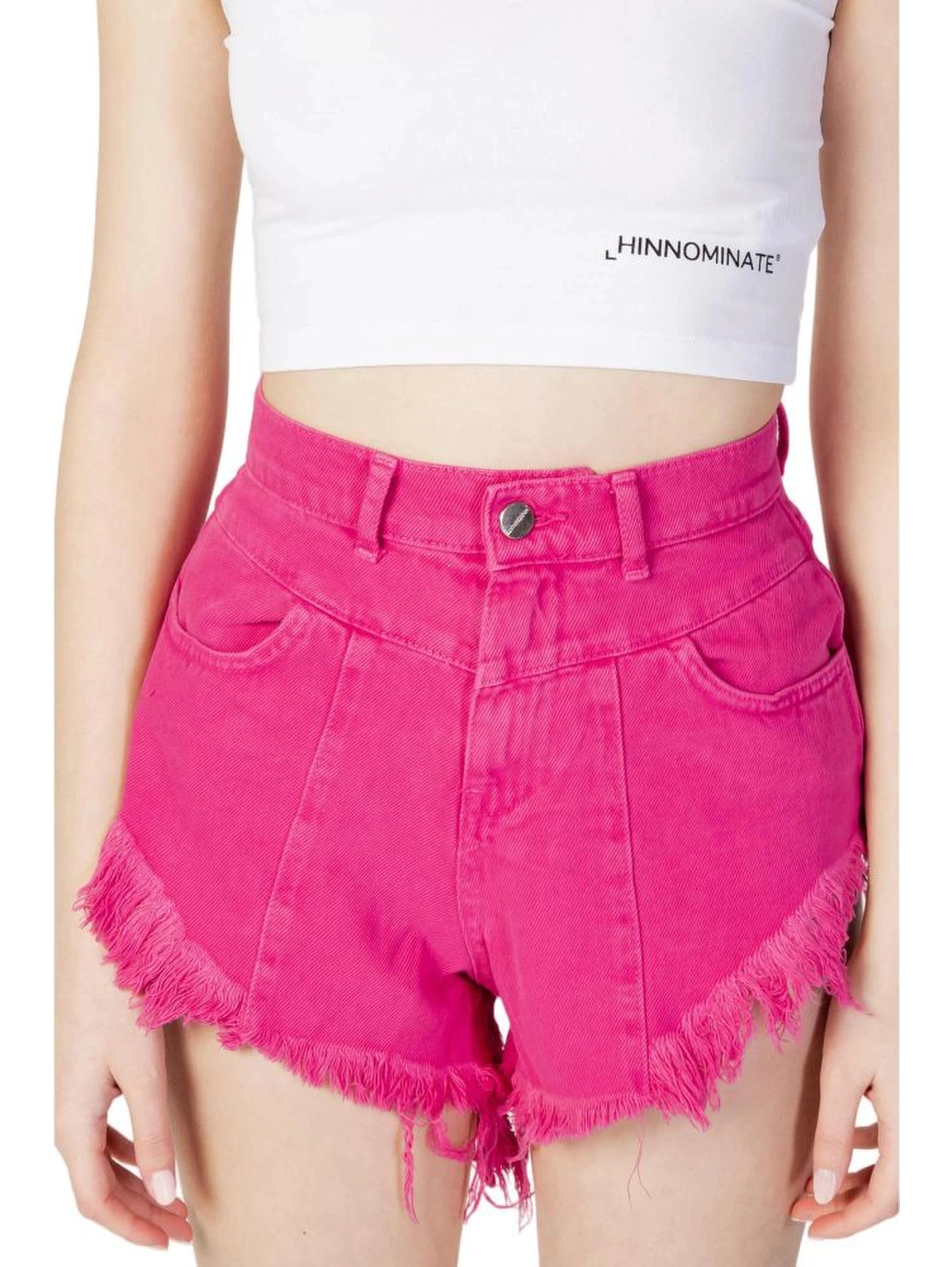 Fuchsia Cotton Short And Mini Shorts
