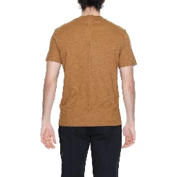 Brown Cotton T-Shirt