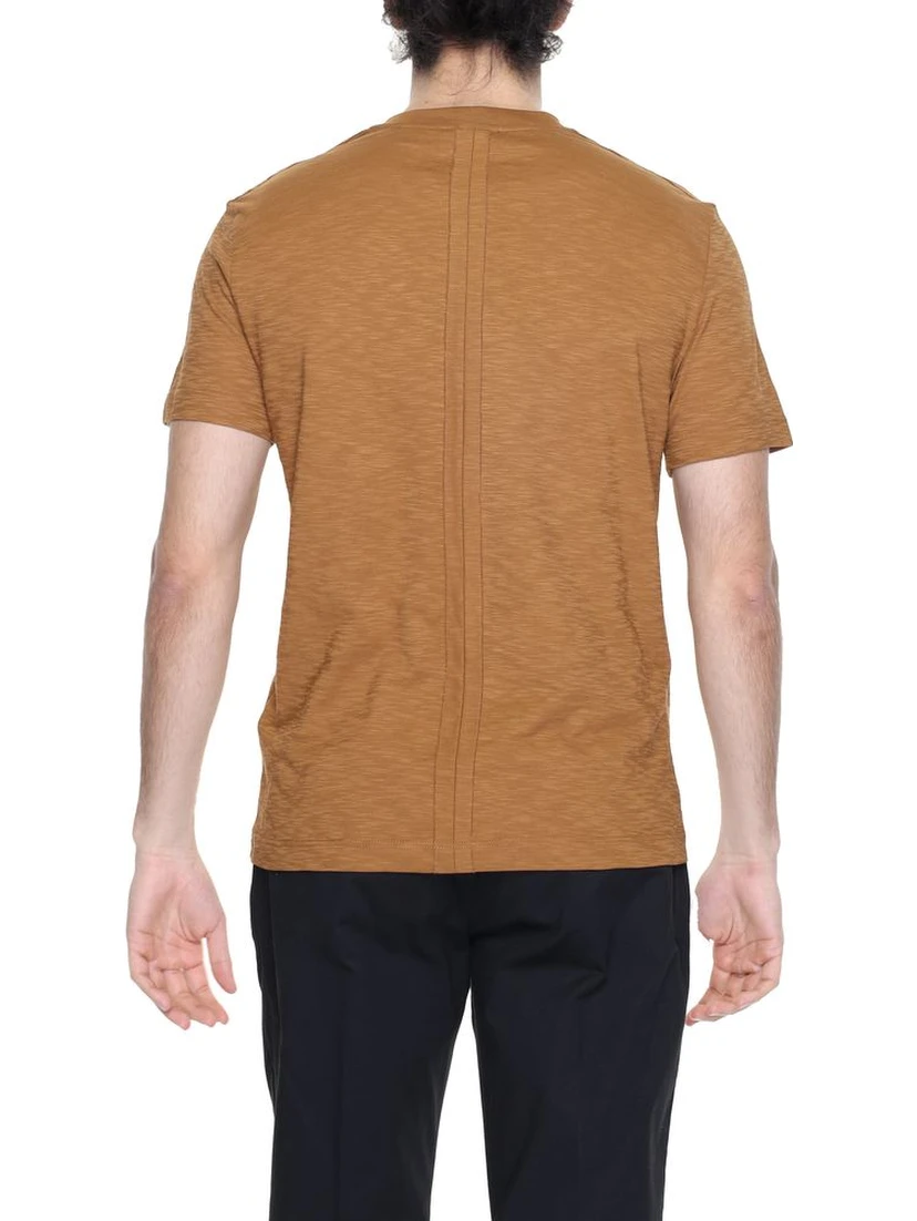 Brown Cotton T-Shirt