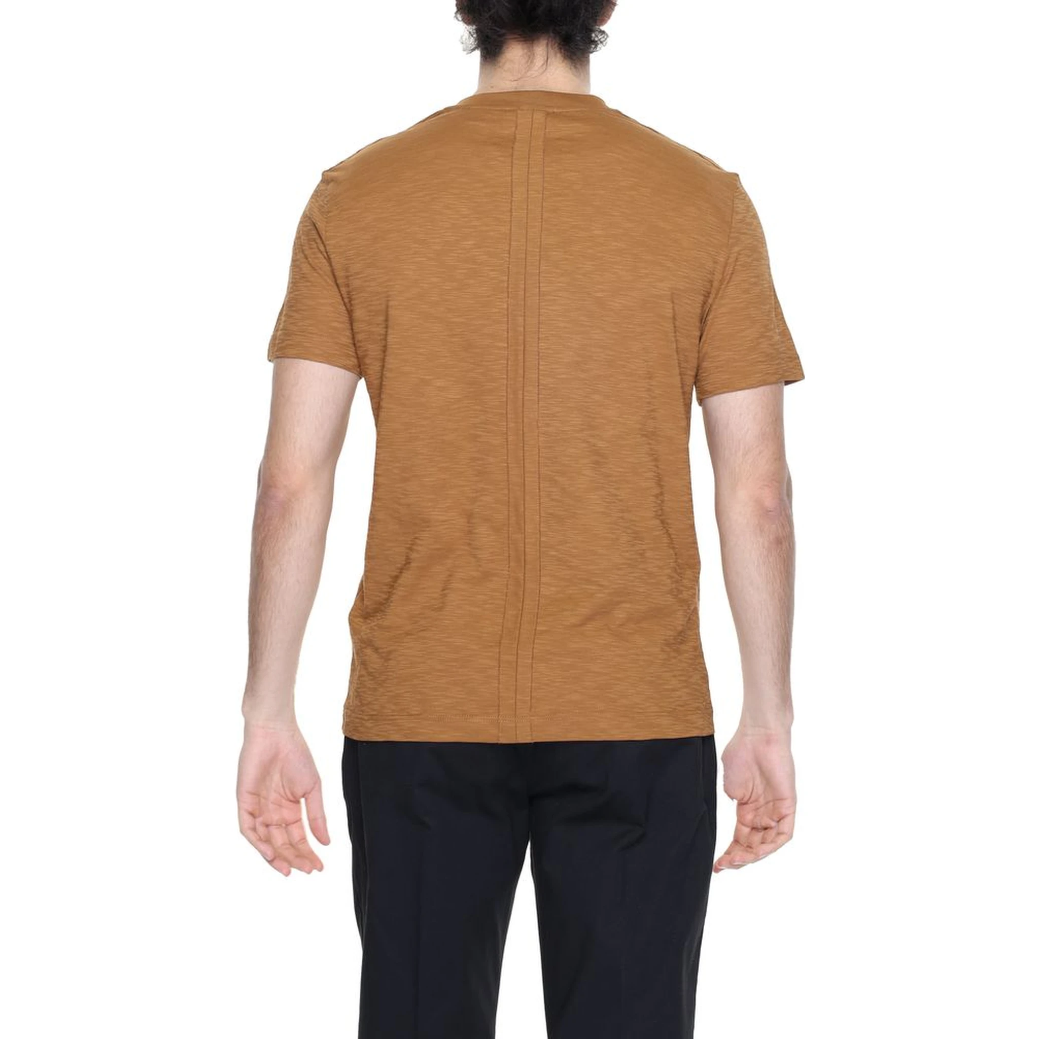 Brown Cotton T-Shirt