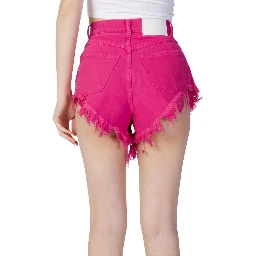 Fuchsia Cotton Short And Mini Shorts