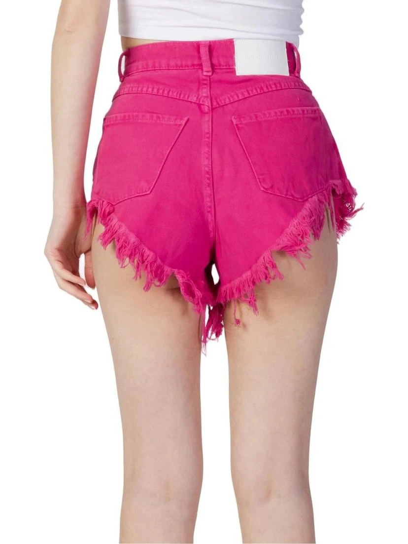 Fuchsia Cotton Short And Mini Shorts