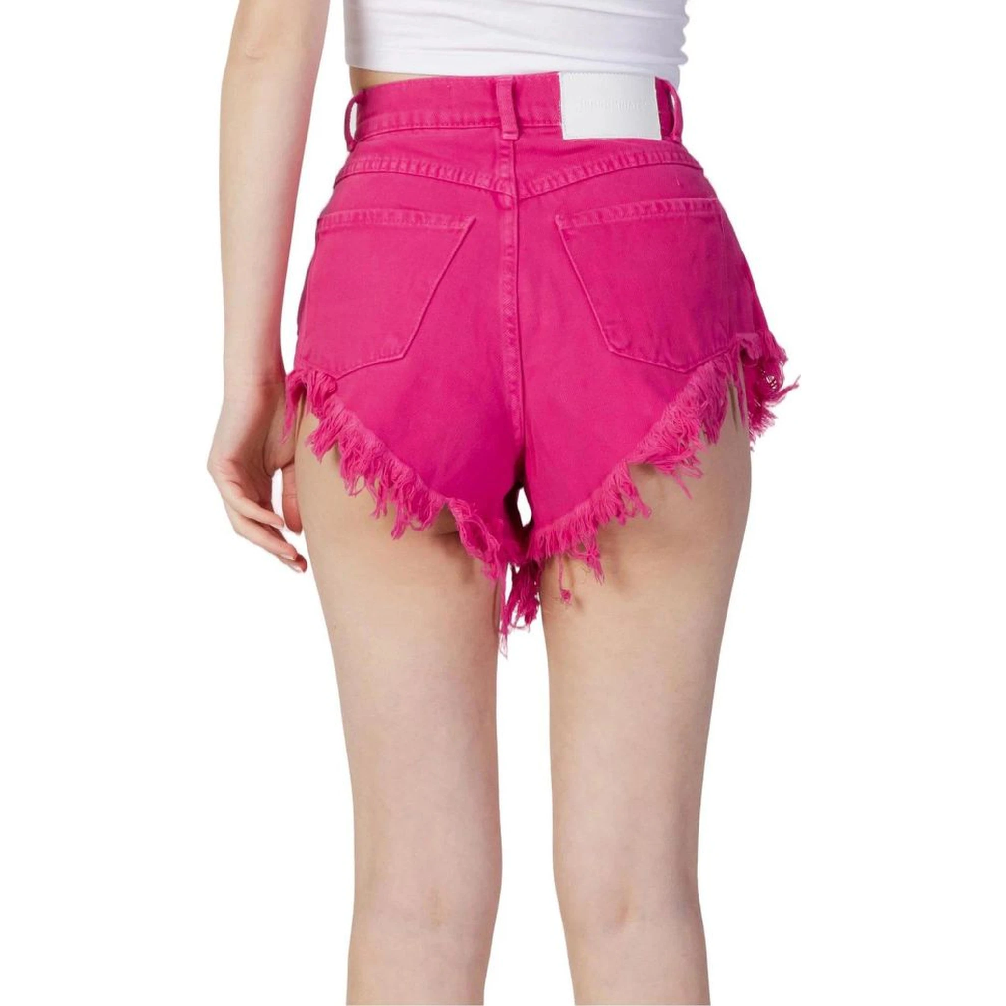 Fuchsia Cotton Short And Mini Shorts