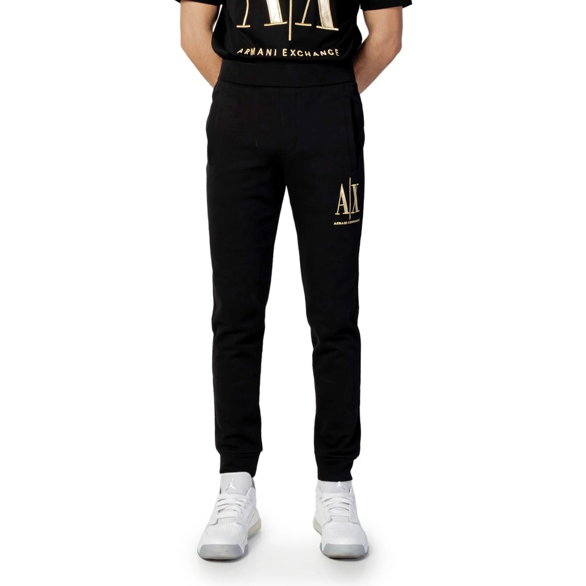 Black Cotton Joggers (Workout Pants)