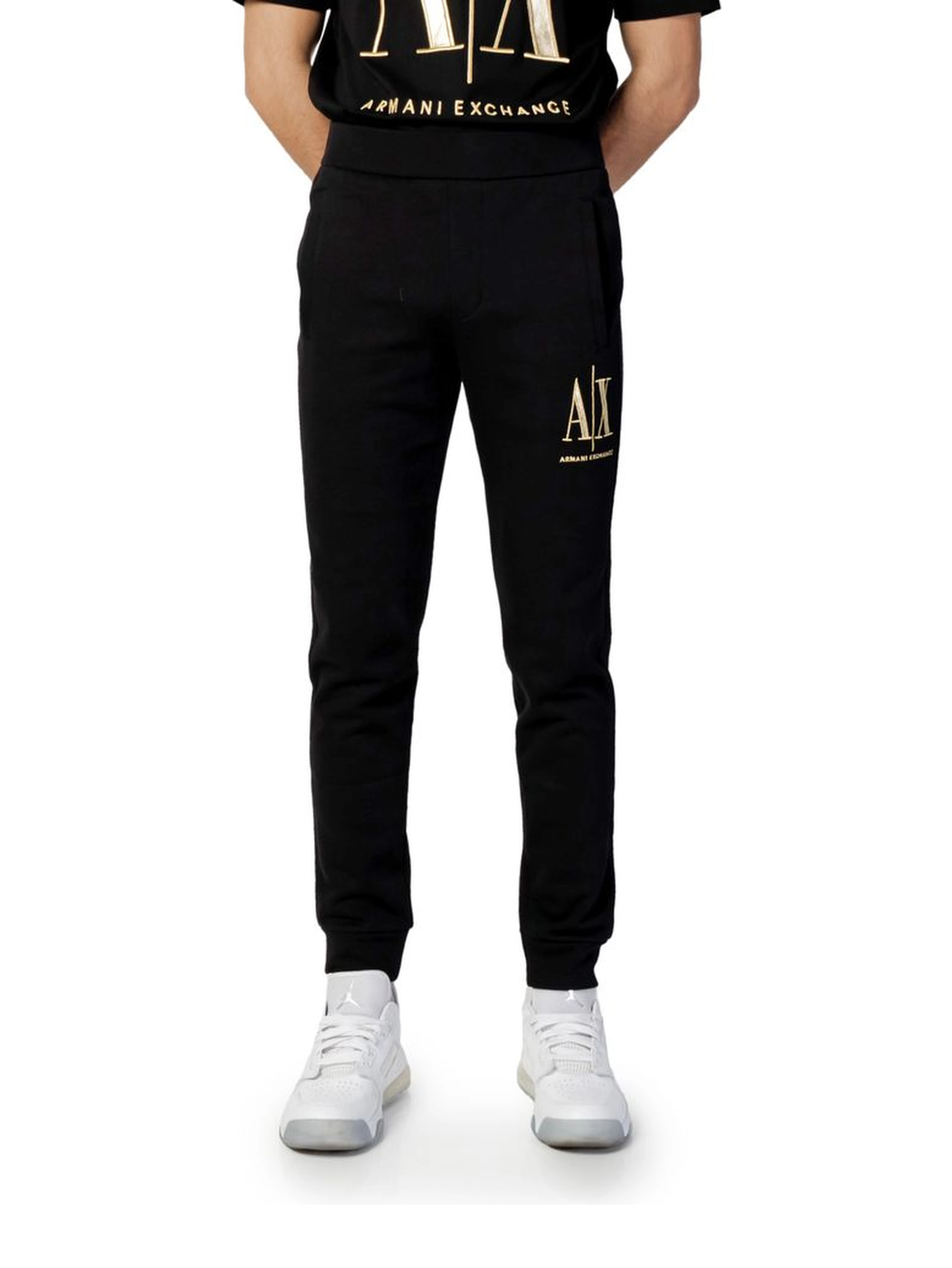 Black Cotton Joggers (Workout Pants)