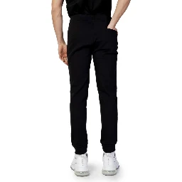 Black Cotton Joggers (Workout Pants)