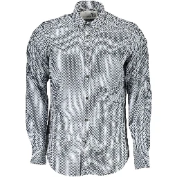 Blue Cotton Pattern Shirt
