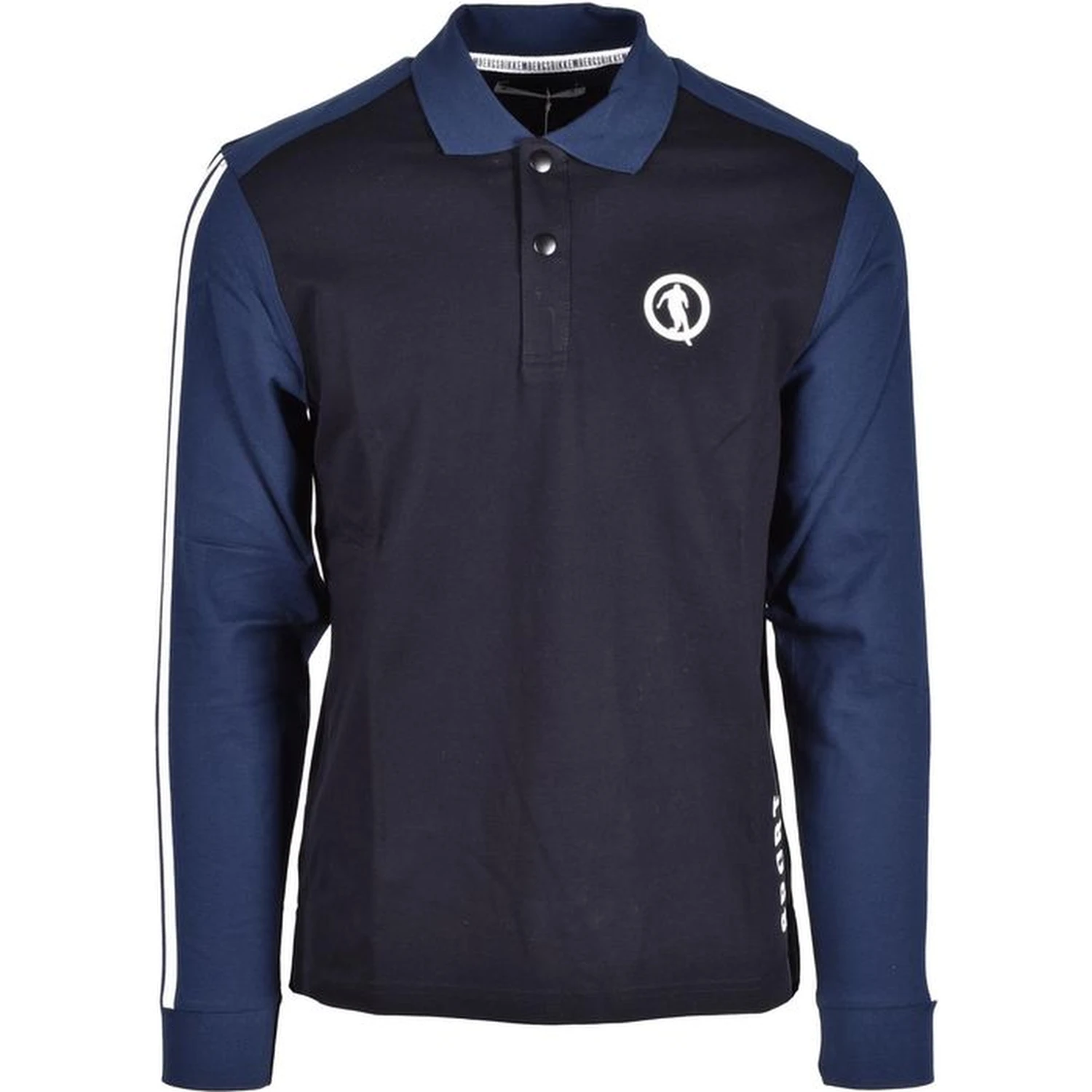 Blue Cotton Polo Shirt
