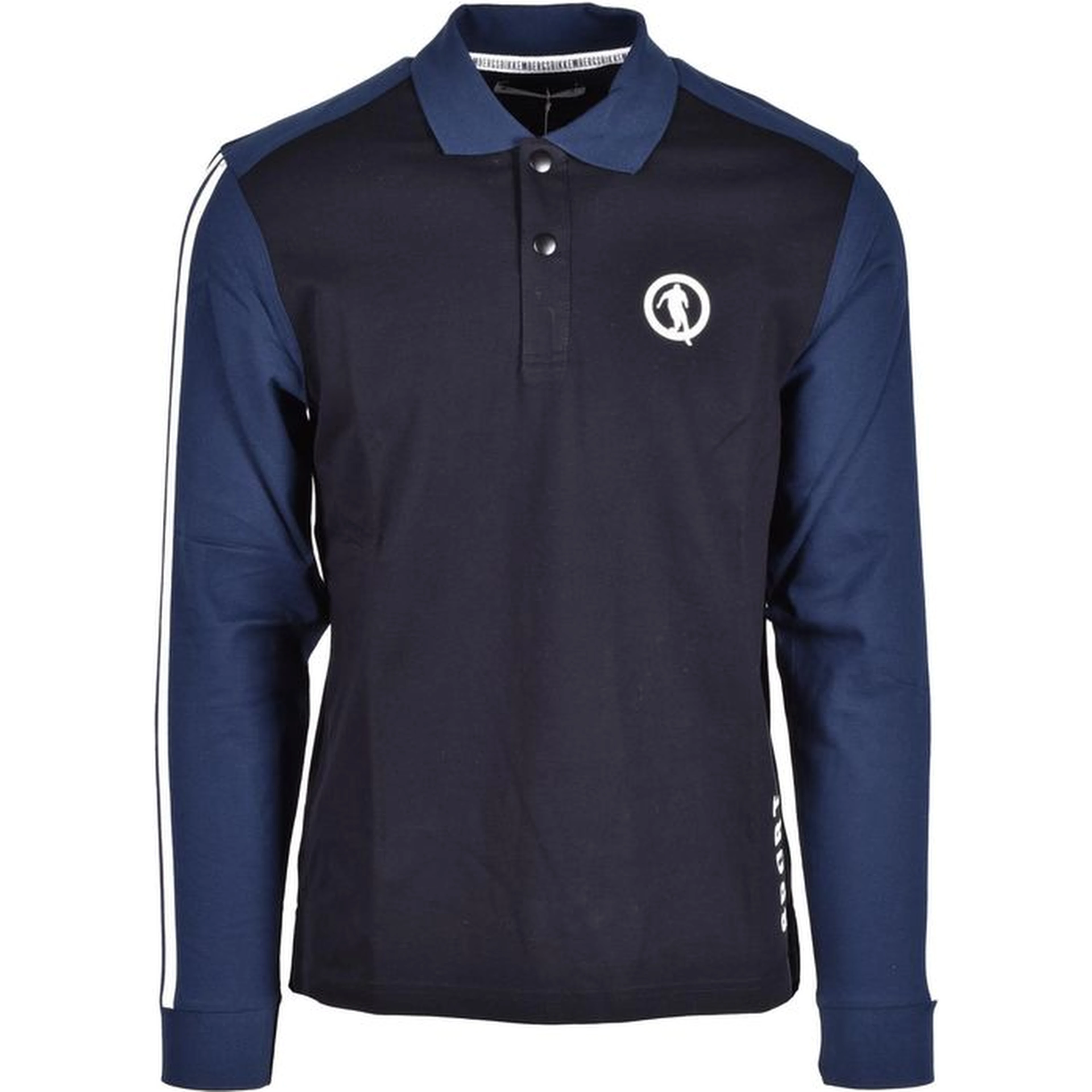 Blue Cotton Polo Shirt