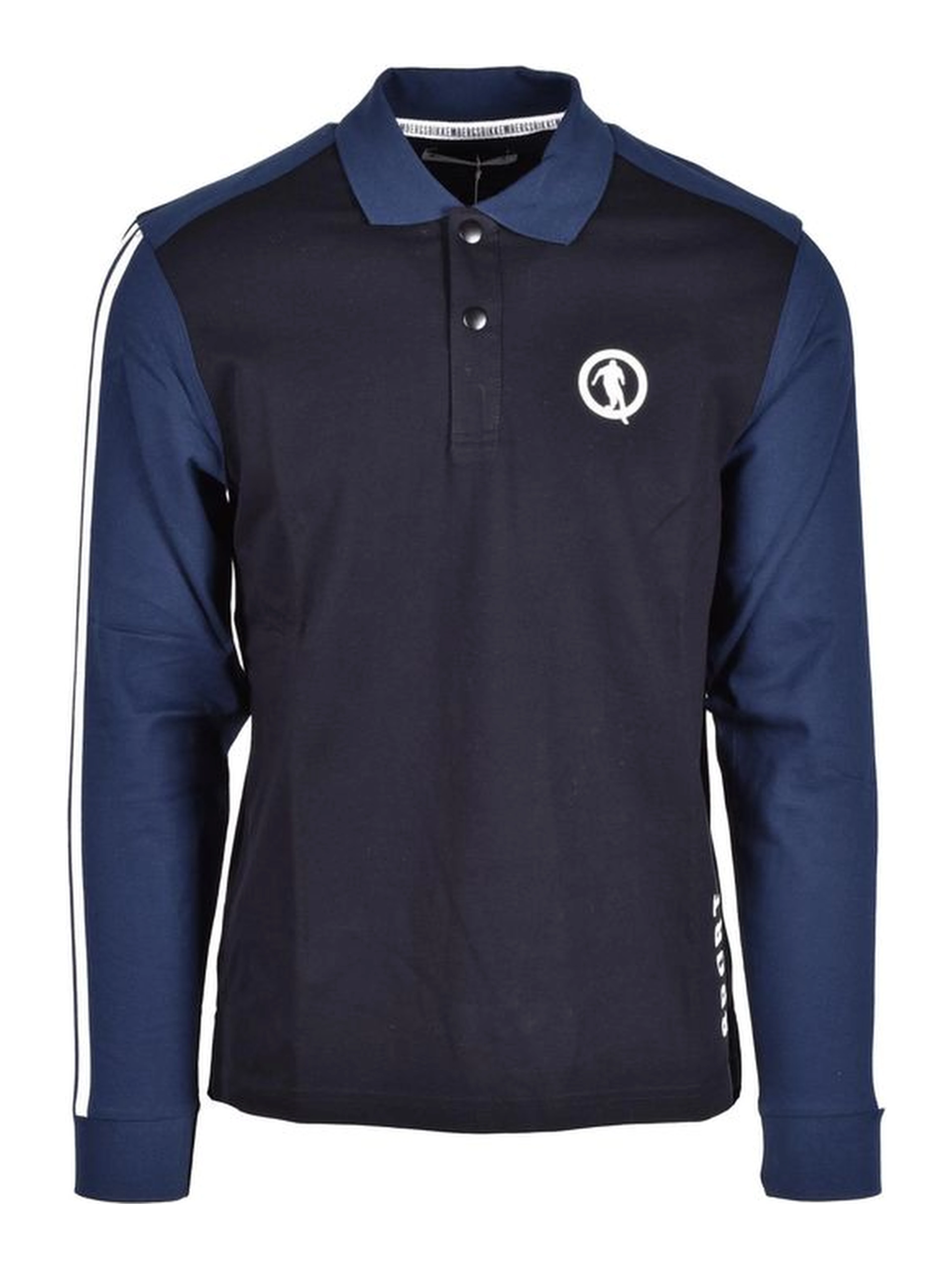 Blue Cotton Polo Shirt