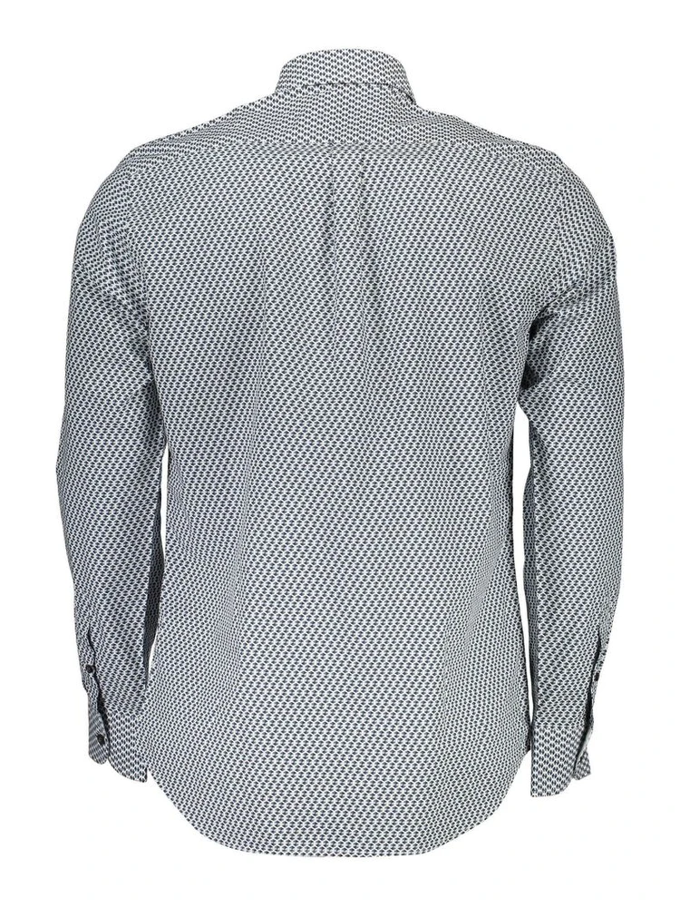 Blue Cotton Pattern Shirt alternative