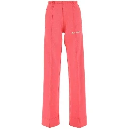 Multicolor Cotton Casual Pants