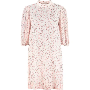 White Viscose Casual Dress