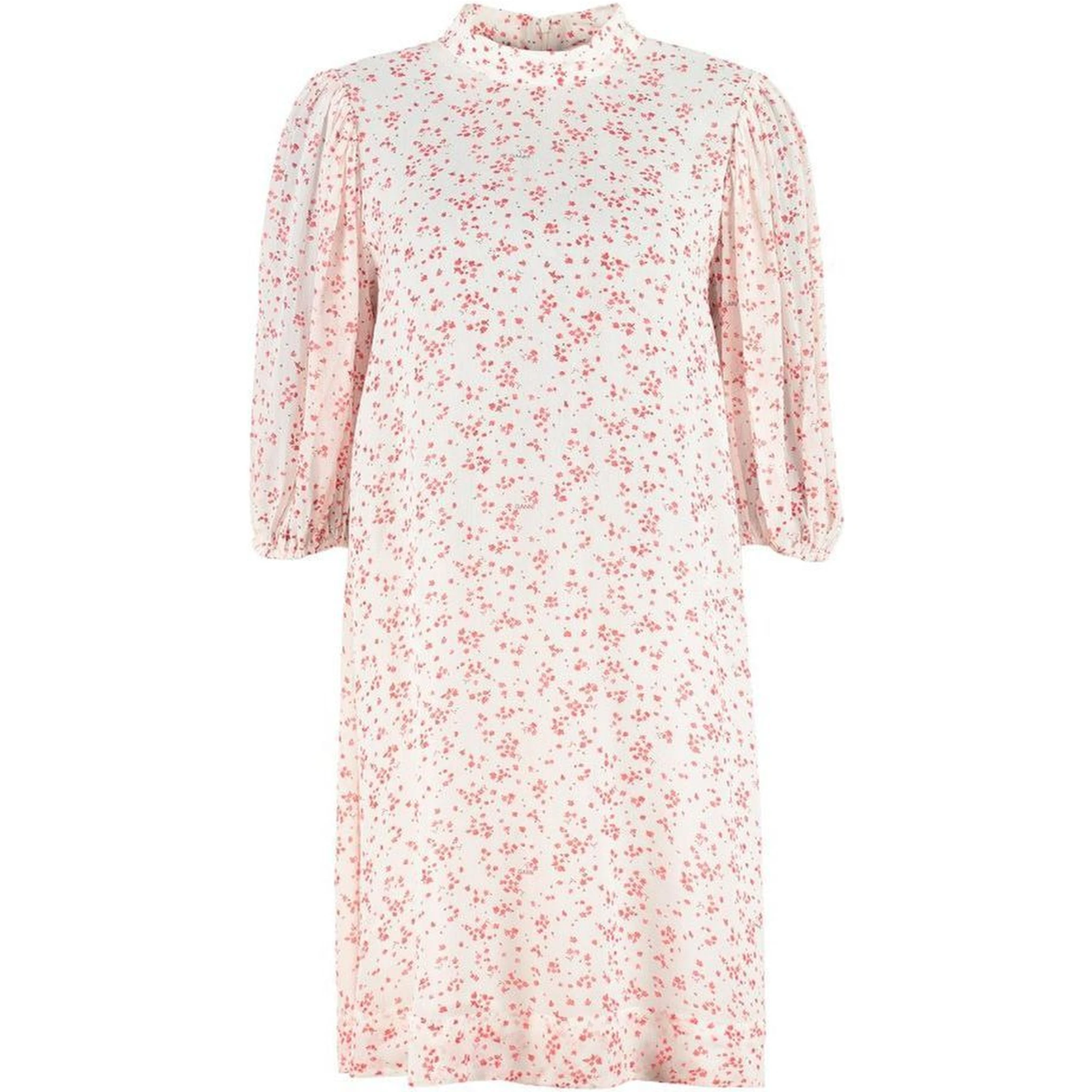 White Viscose Casual Dress