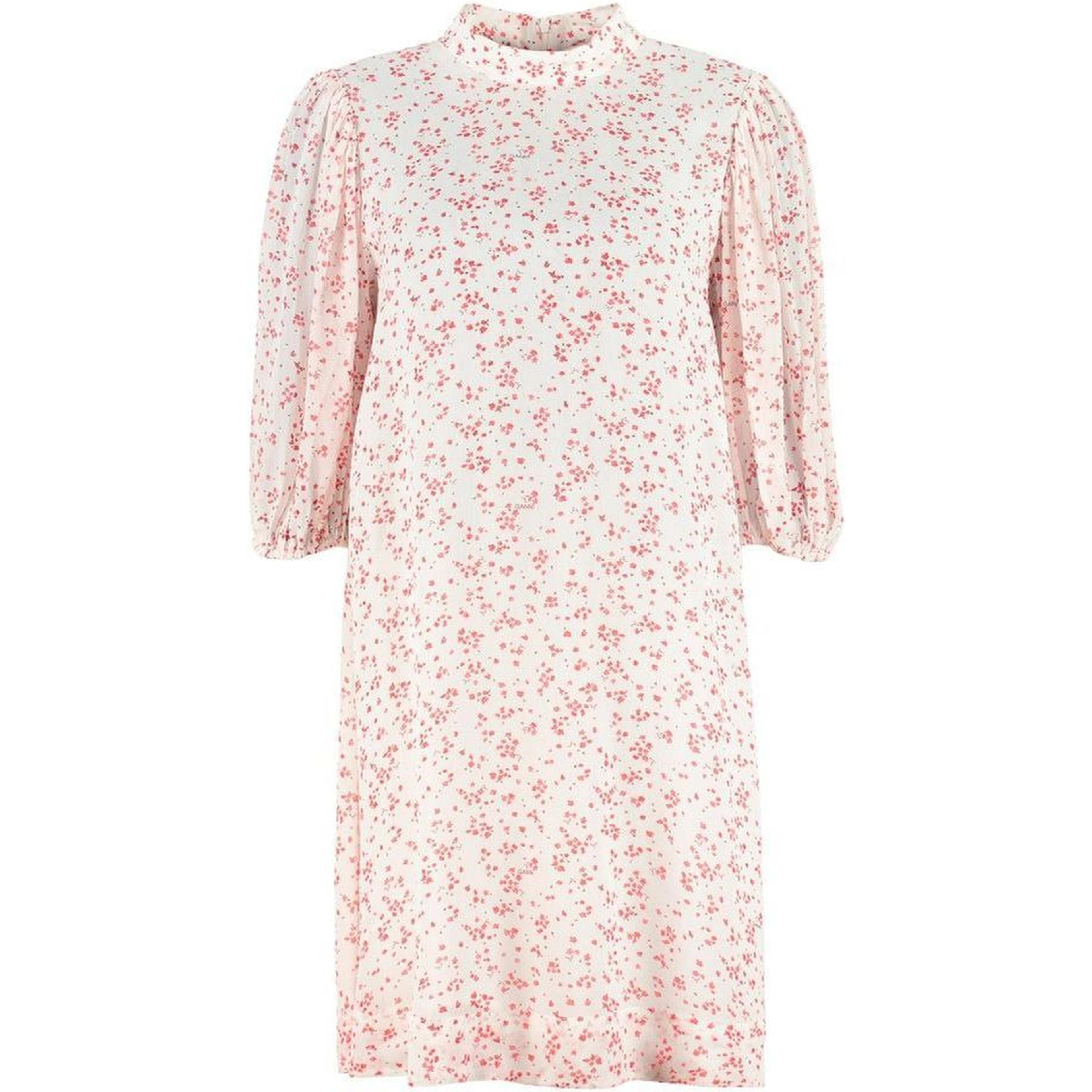 White Viscose Casual Dress