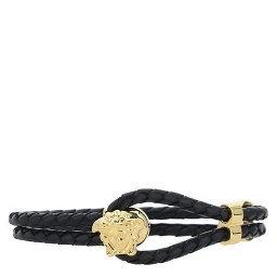 Black Calf Leather Bos Taurus Bracelet