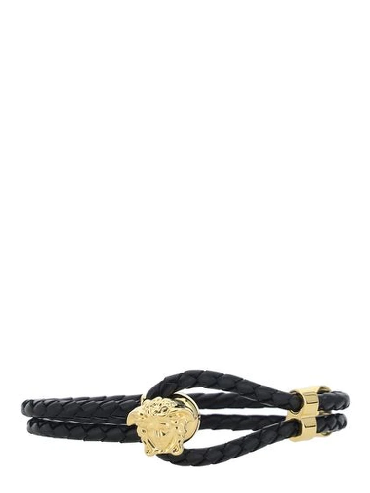 Black Calf Leather Bos Taurus Bracelet