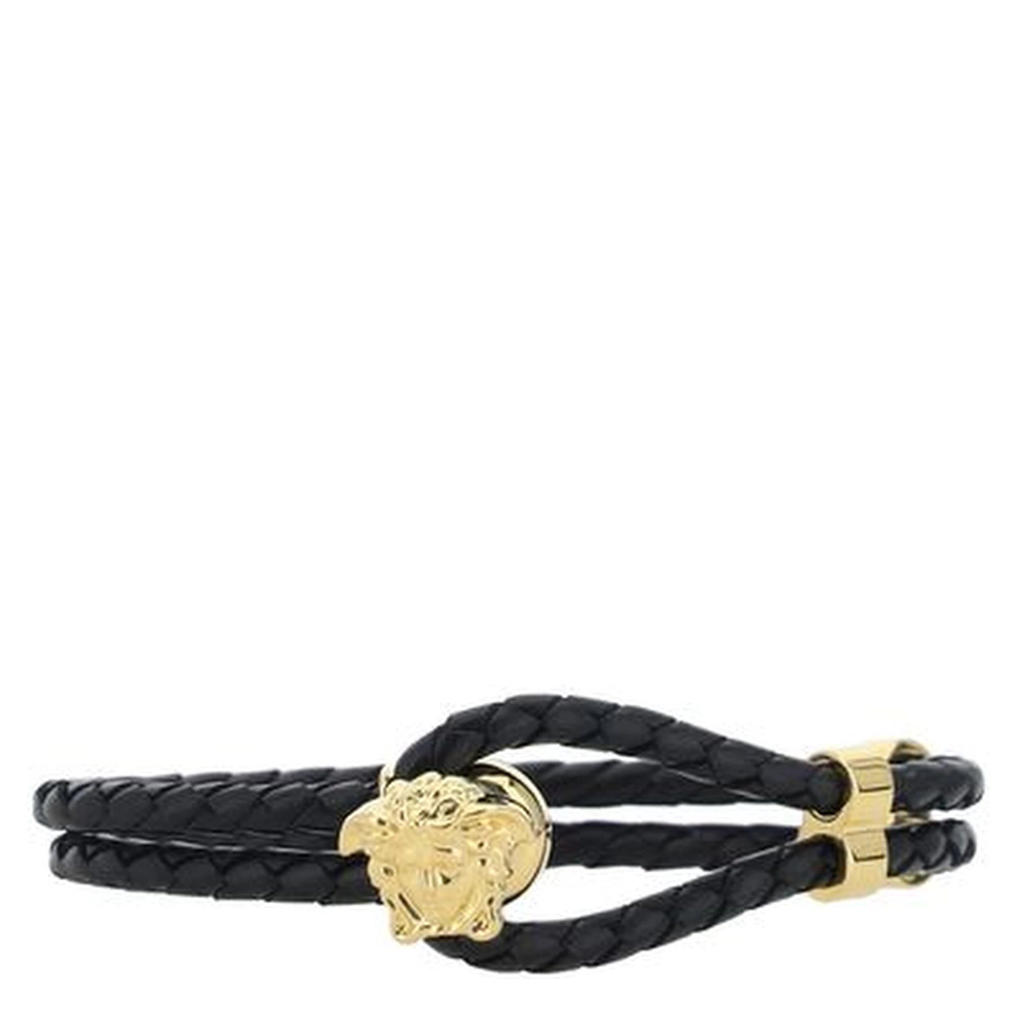 Black Calf Leather Bos Taurus Bracelet