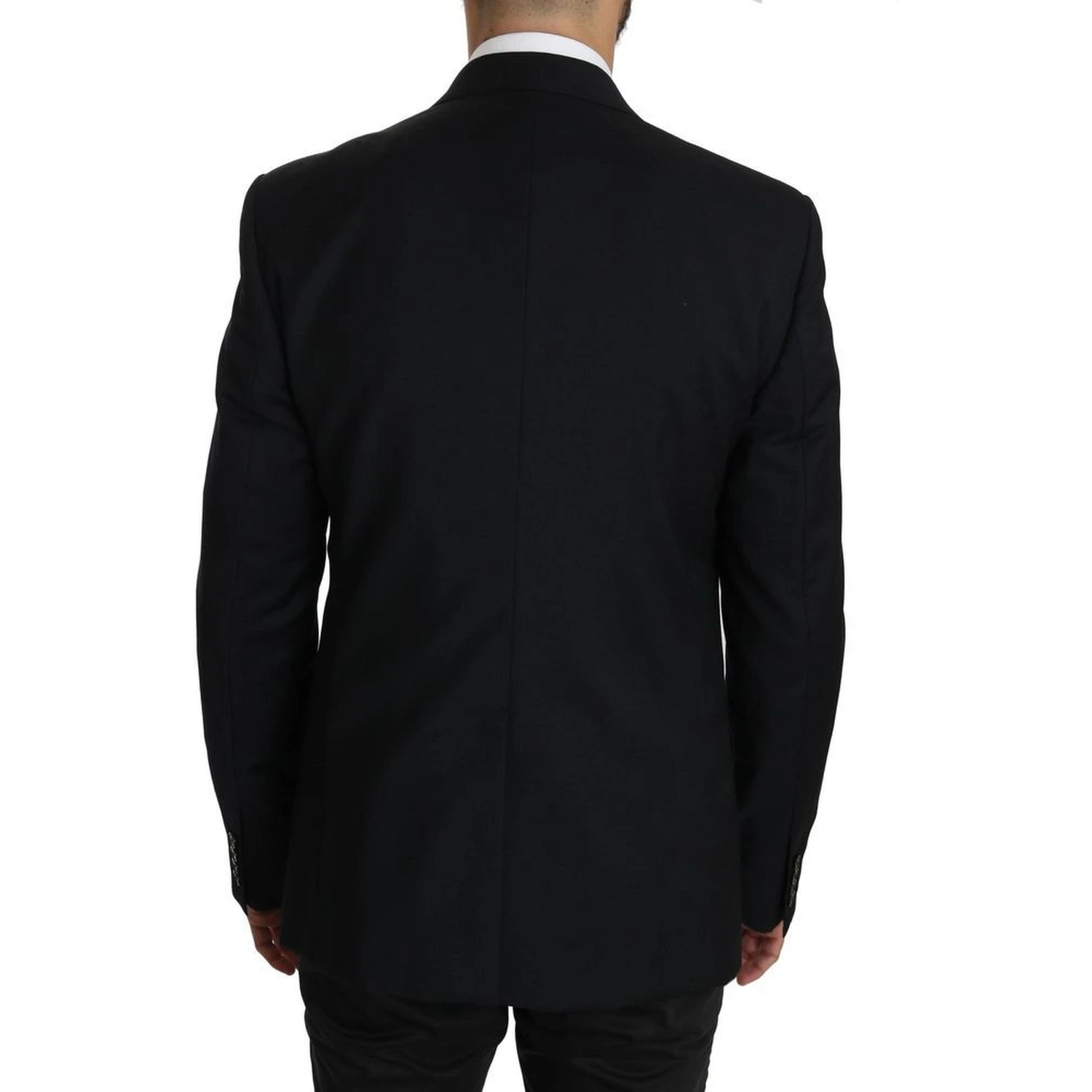 Blue Viscose Two-Piece Suit