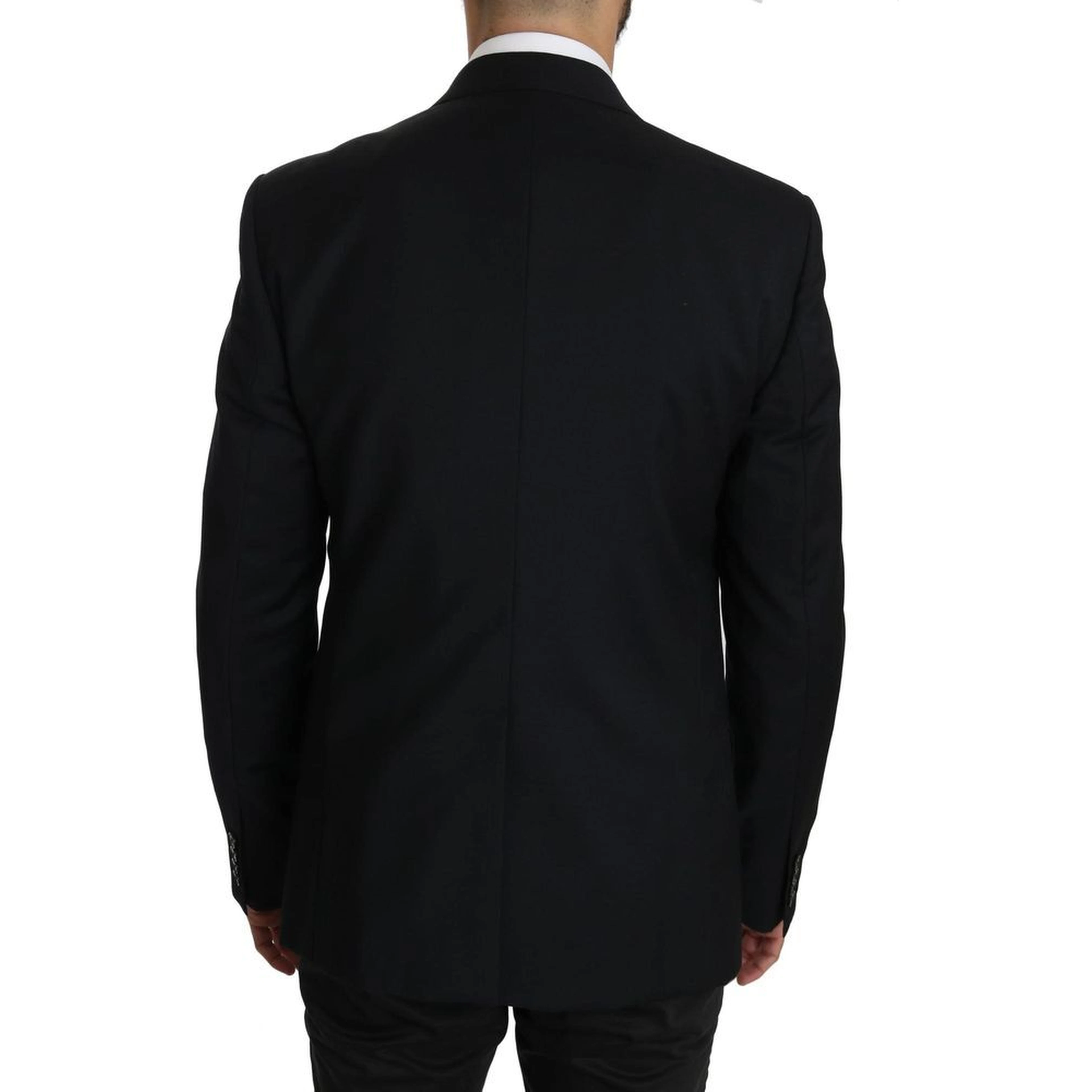 Blue Viscose Two-Piece Suit