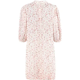 White Viscose Casual Dress