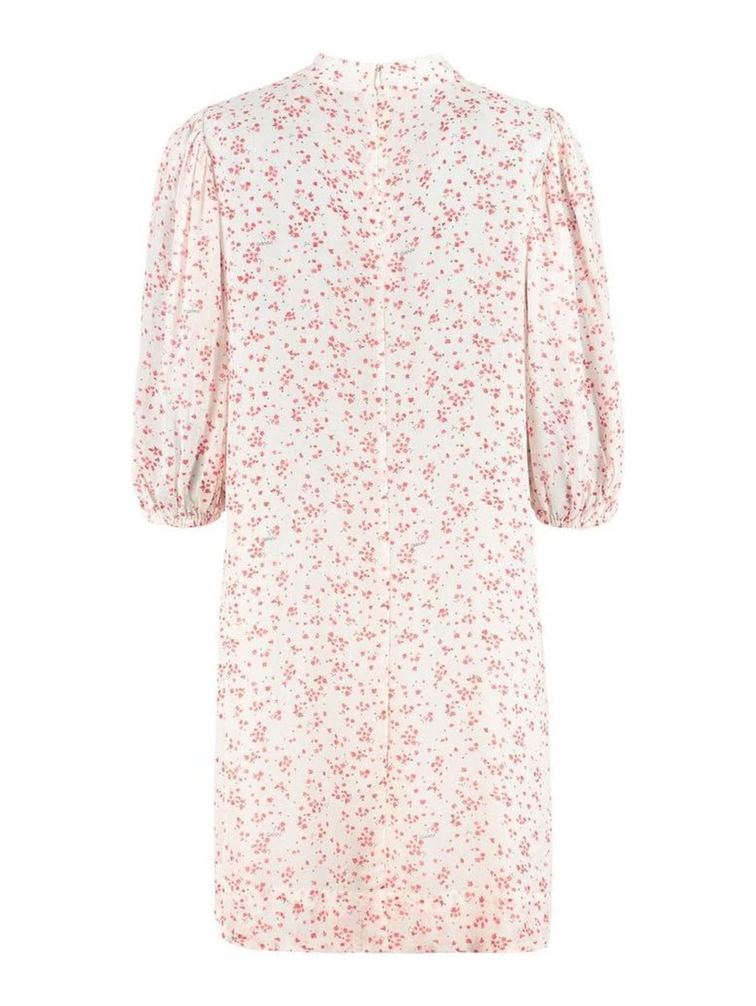 White Viscose Casual Dress