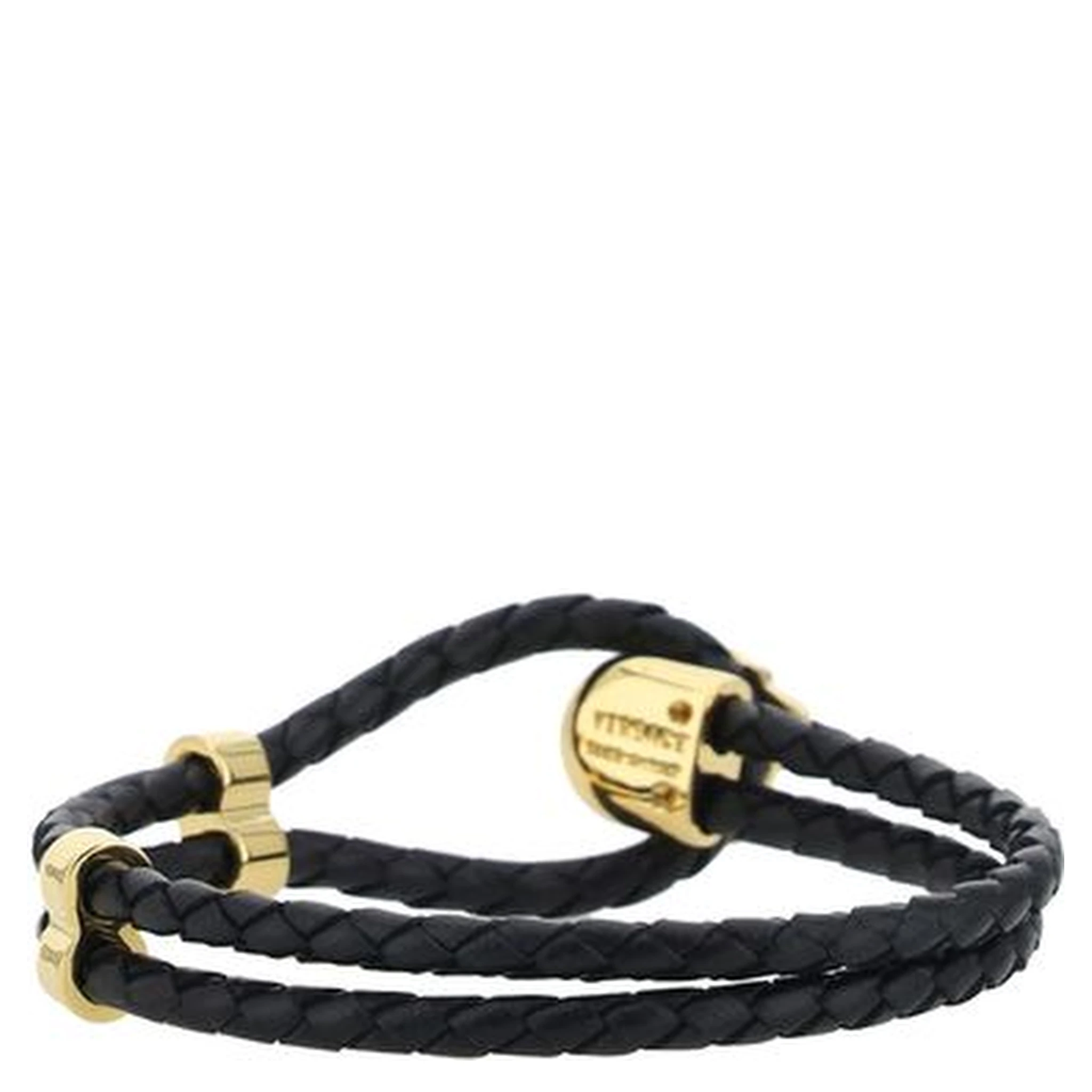 Black Calf Leather Bos Taurus Bracelet