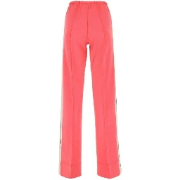 Multicolor Cotton Casual Pants
