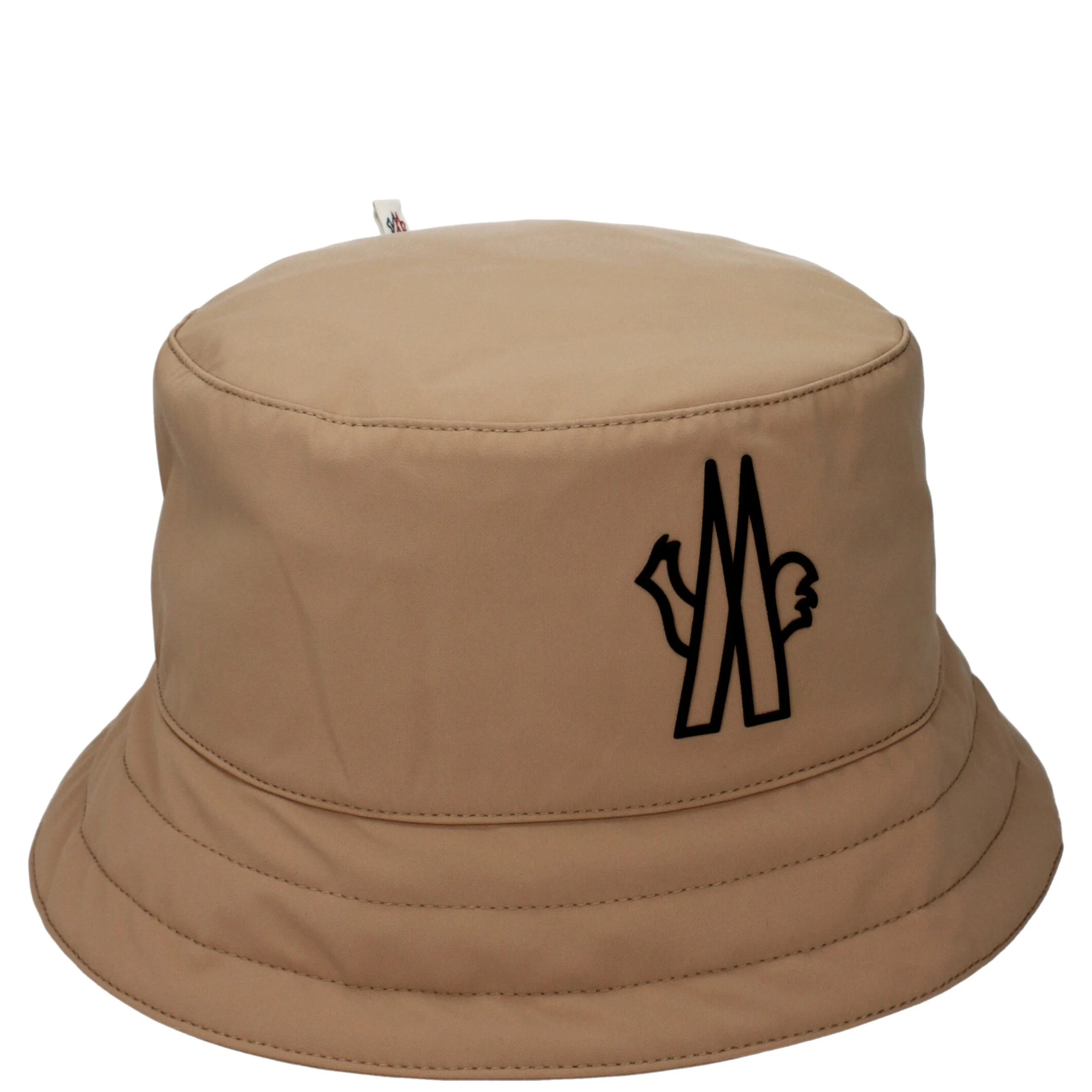 Beige Fabric Bucket Hat