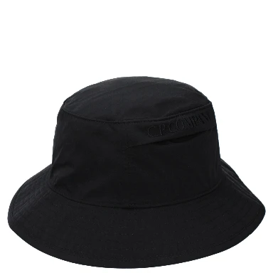 Black Polyamide Bucket Hat
