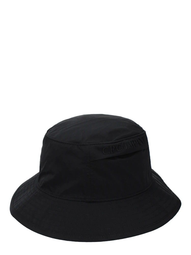 Black Polyamide Bucket Hat