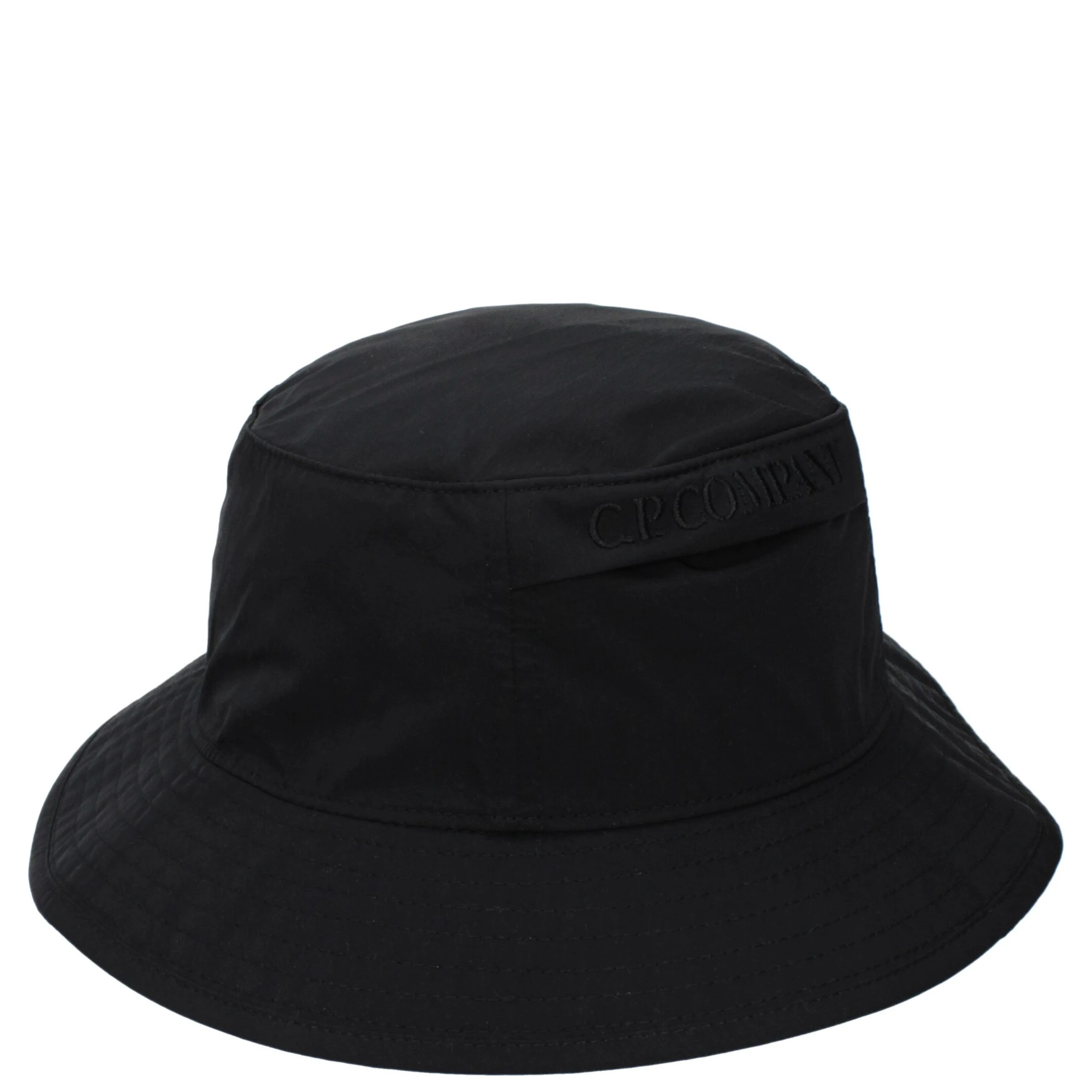 Black Polyamide Bucket Hat