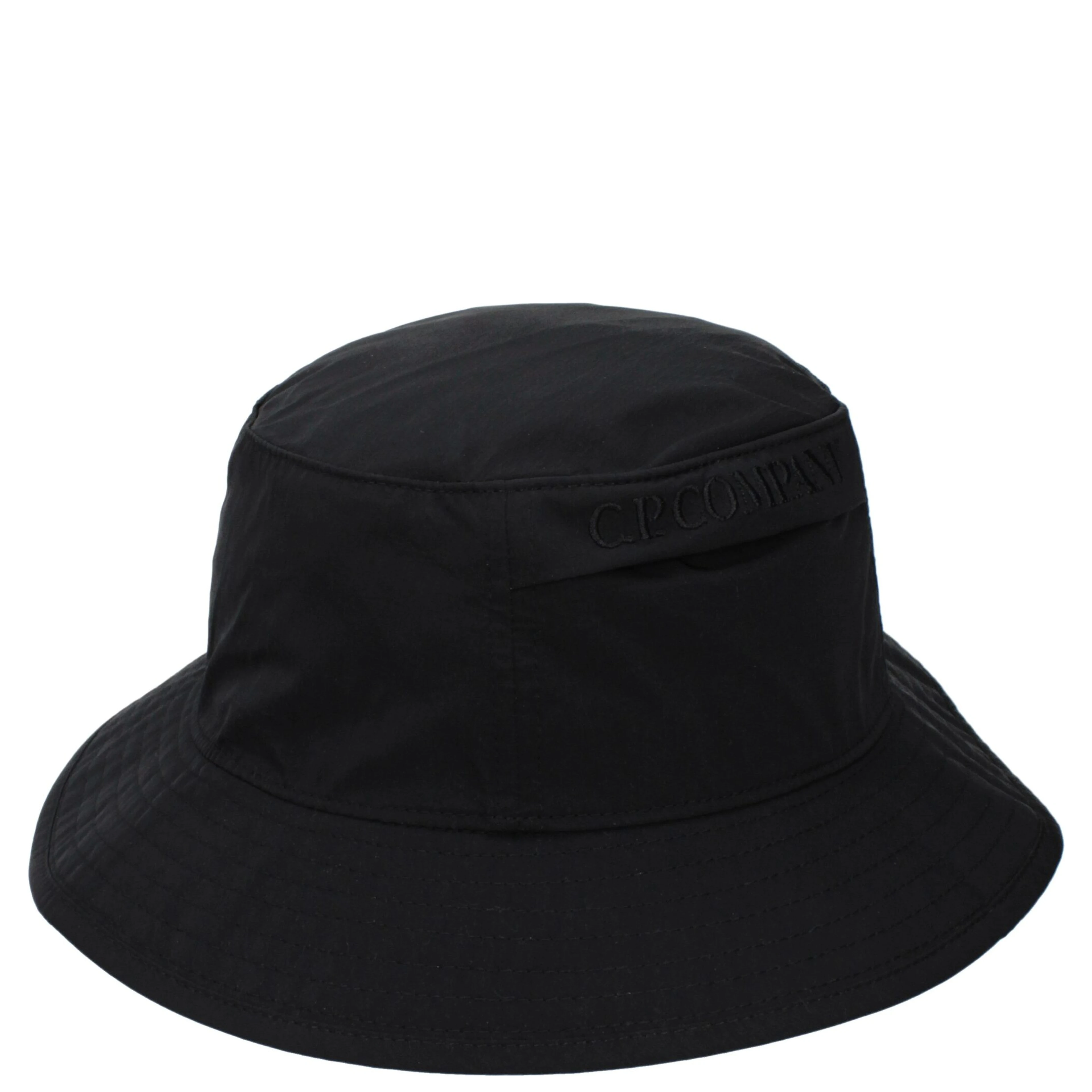 Black Polyamide Bucket Hat