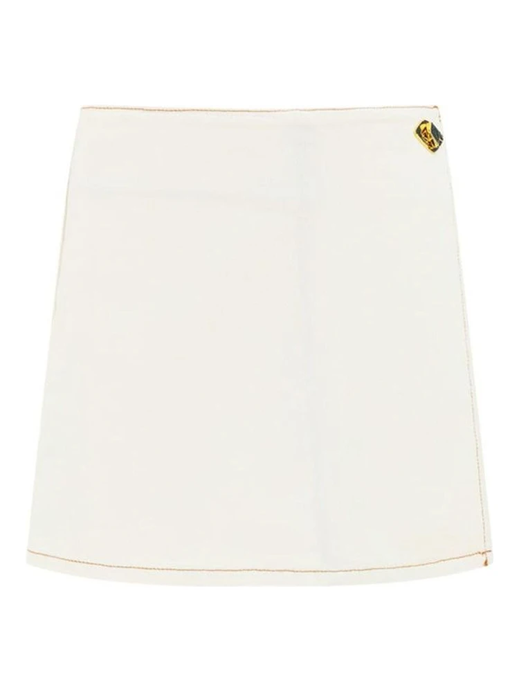 White Cotton Mini Skirt alternative