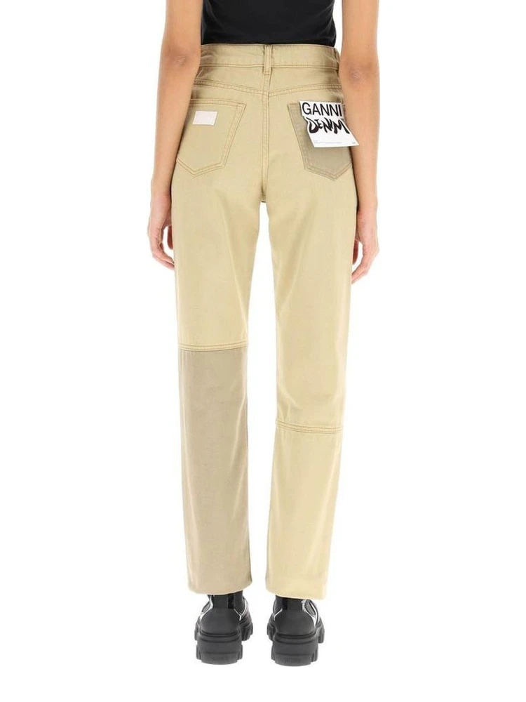 Brown Cotton Jeans Denim alternative