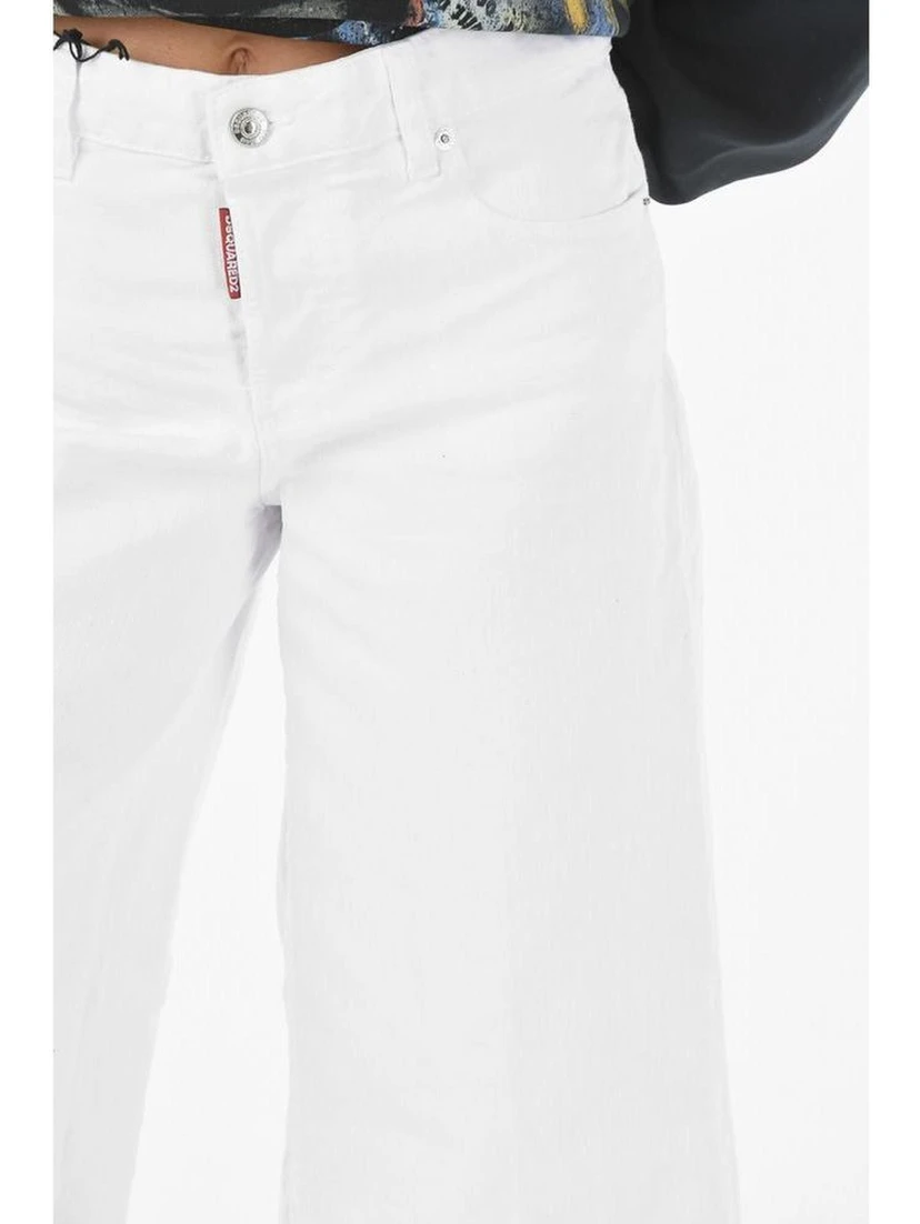 White Cotton Jeans Denim