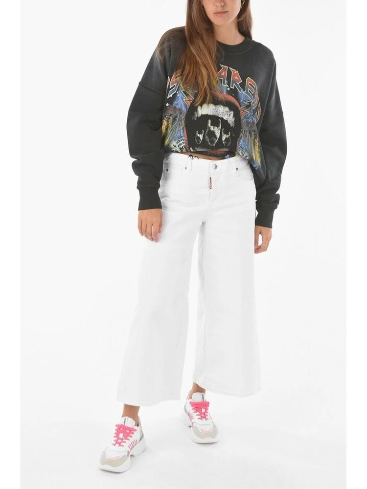 White Cotton Jeans Denim alternative