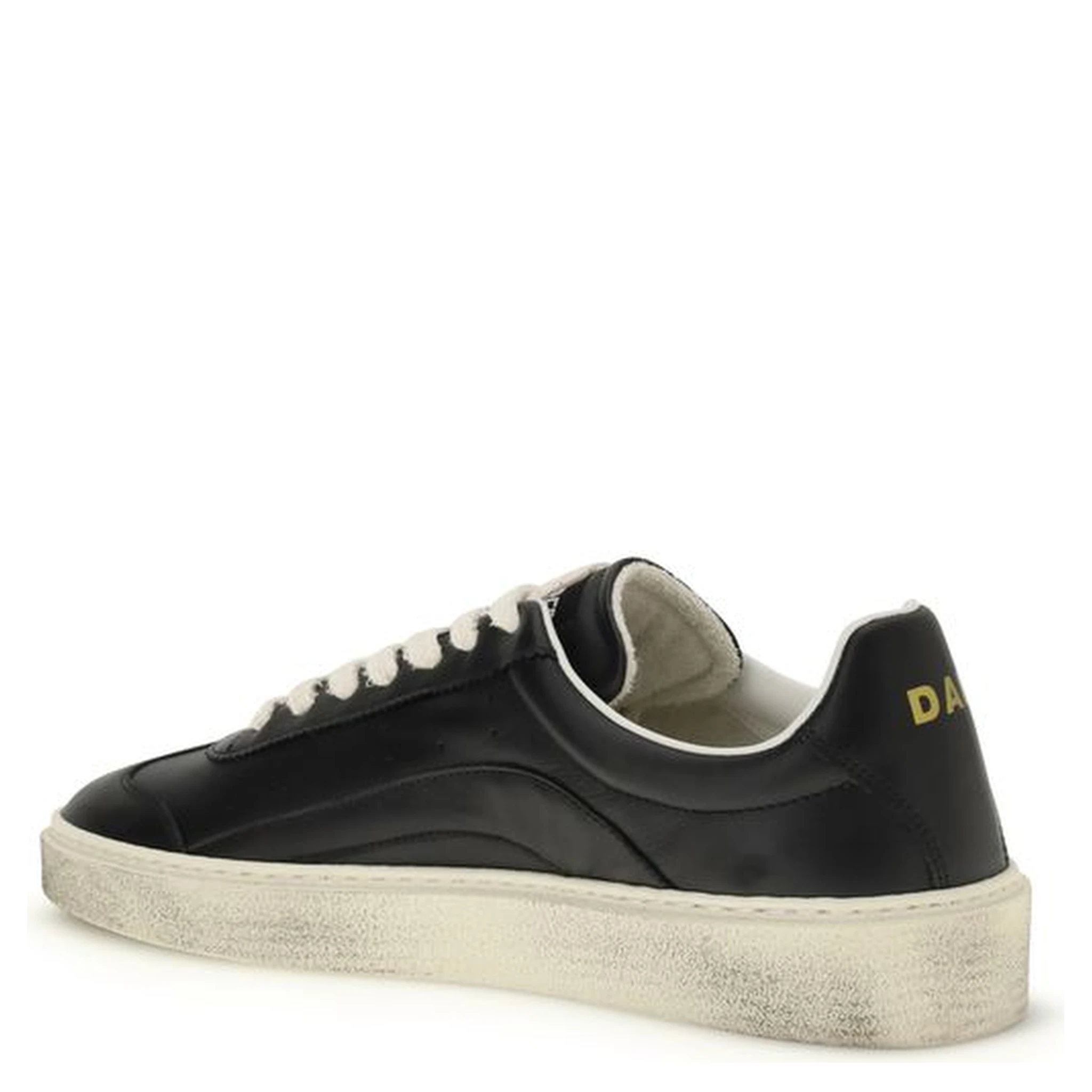 Black Calf Leather Bos Taurus Sneakers