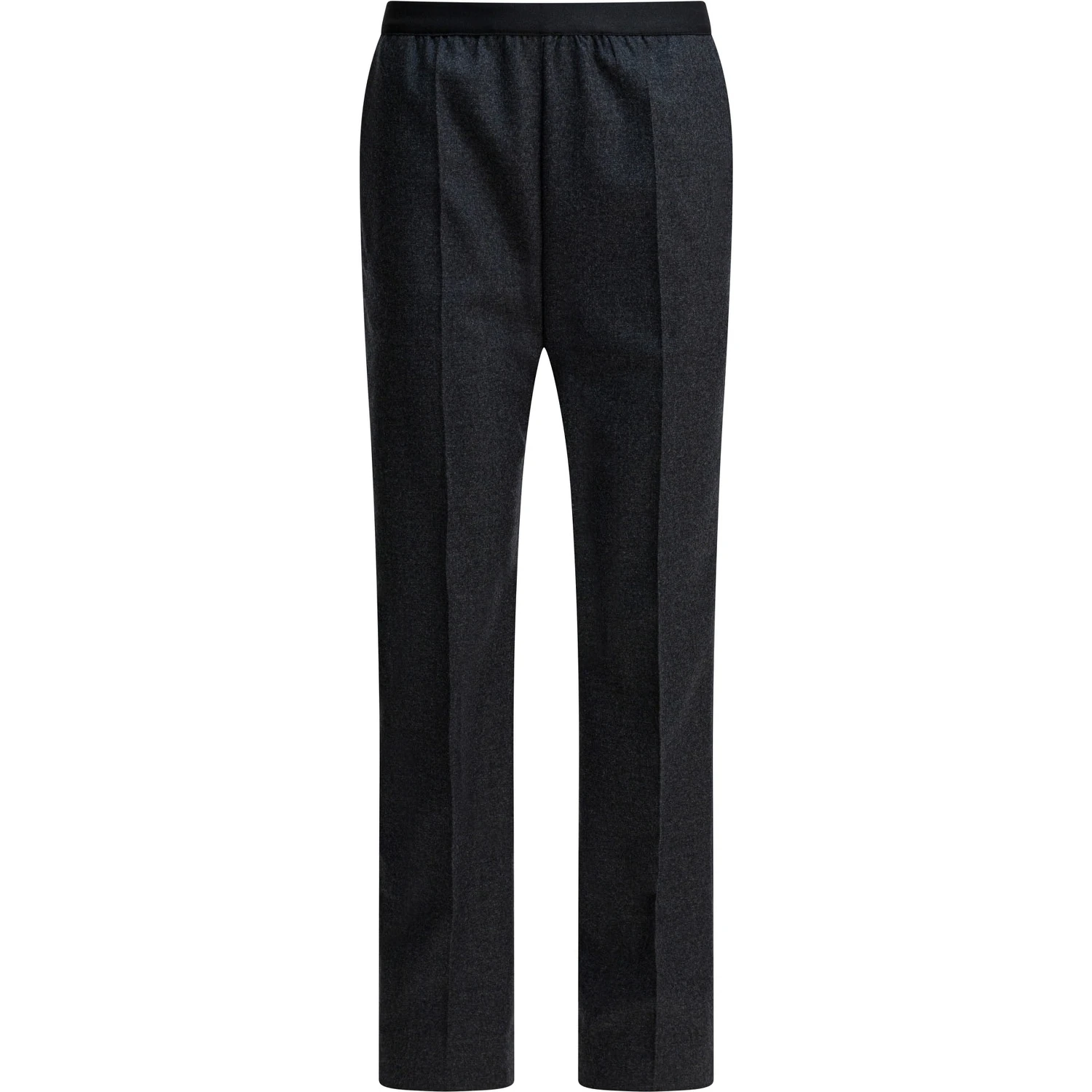 Straight-leg pants in wool
