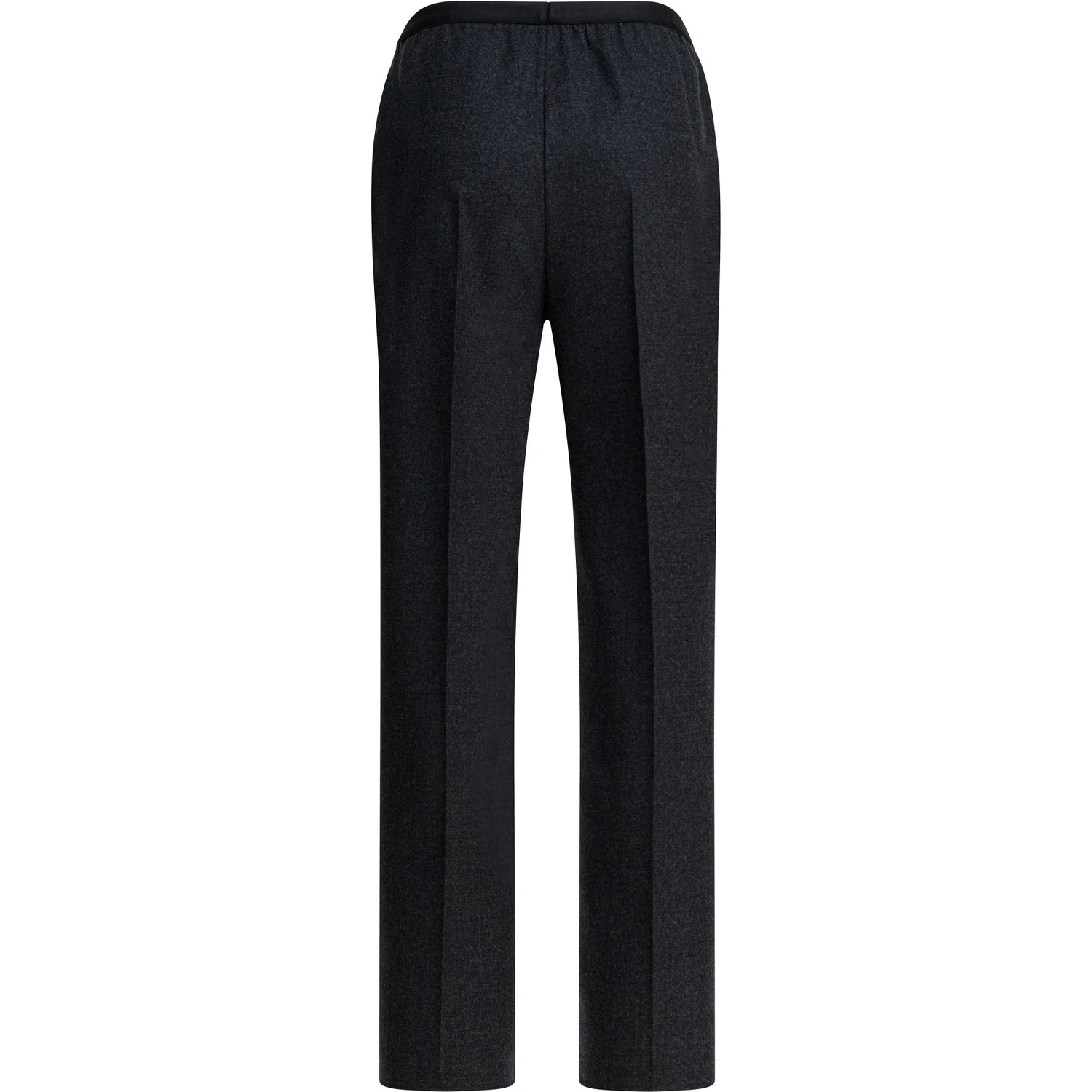 Straight-leg pants in wool