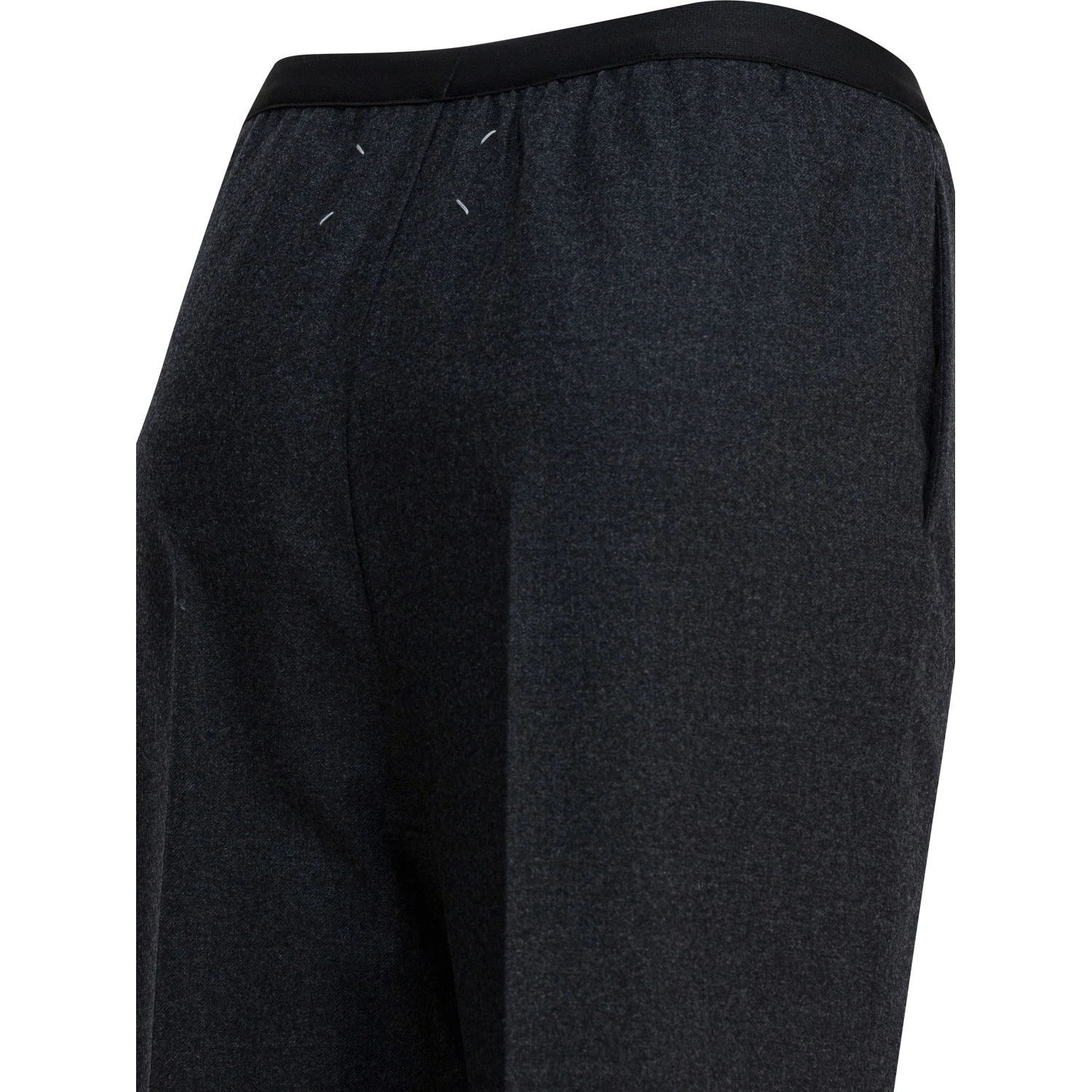 Straight-leg pants in wool