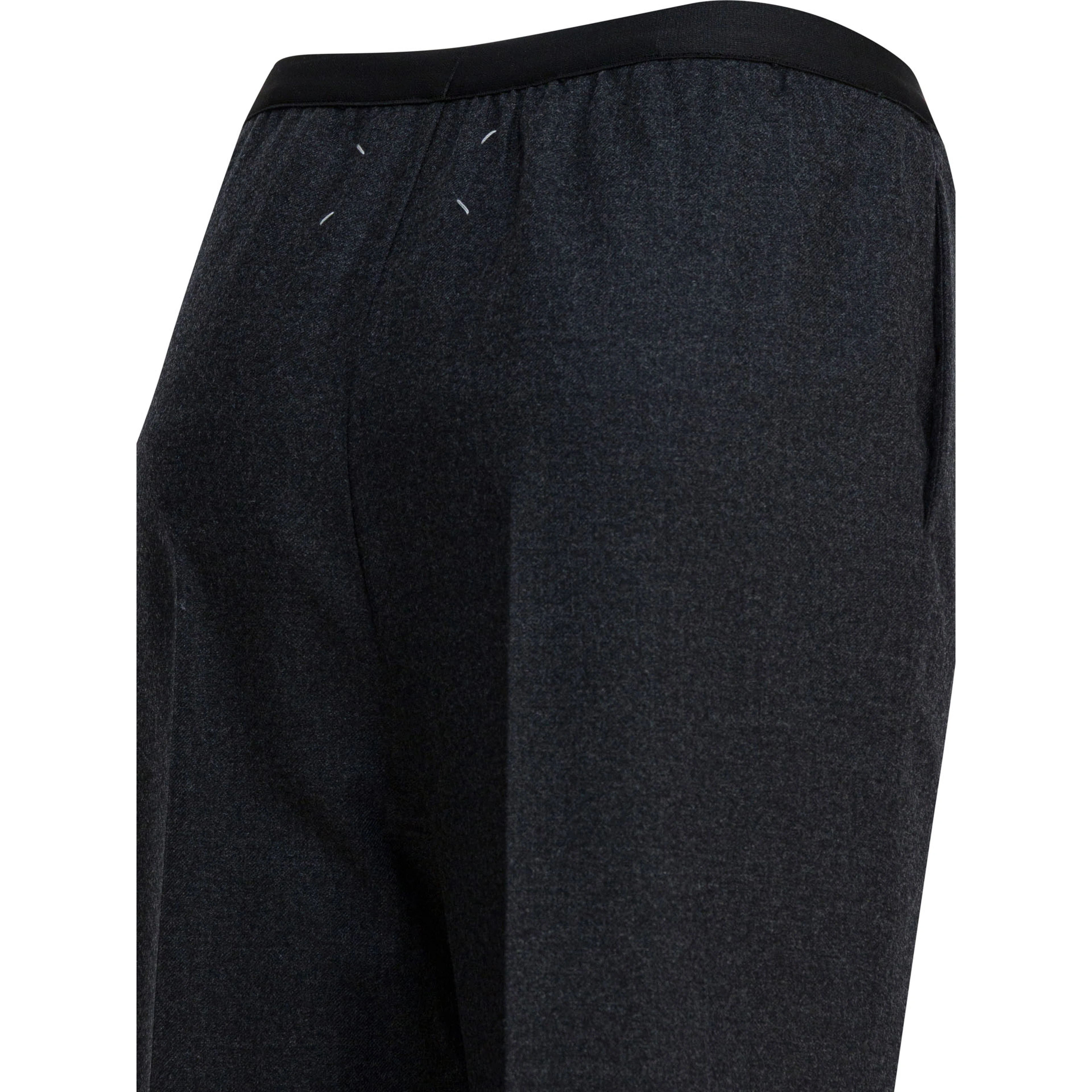 Straight-leg pants in wool